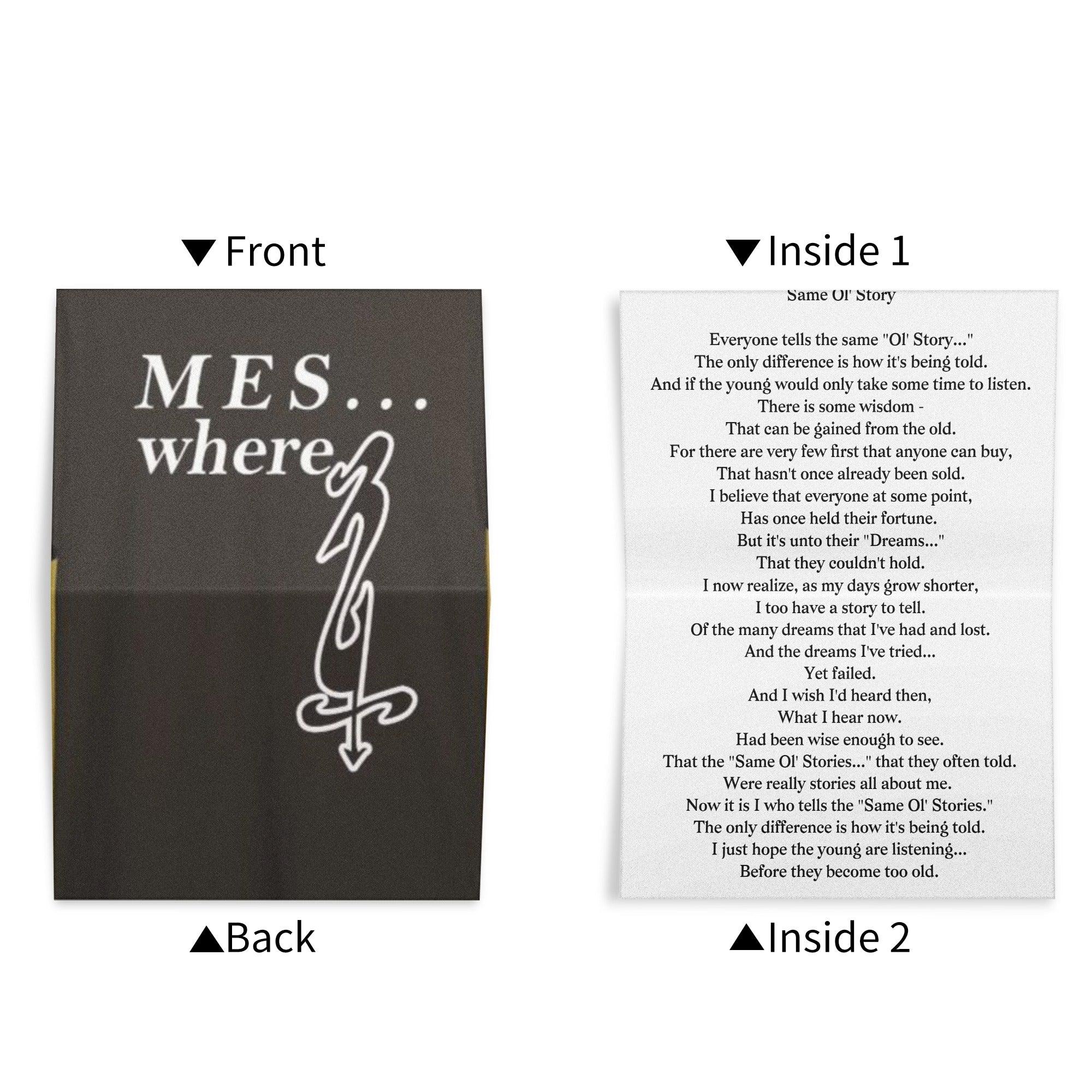 Same Old Story ~ Mens All Over Print T-shirts - MES...Where