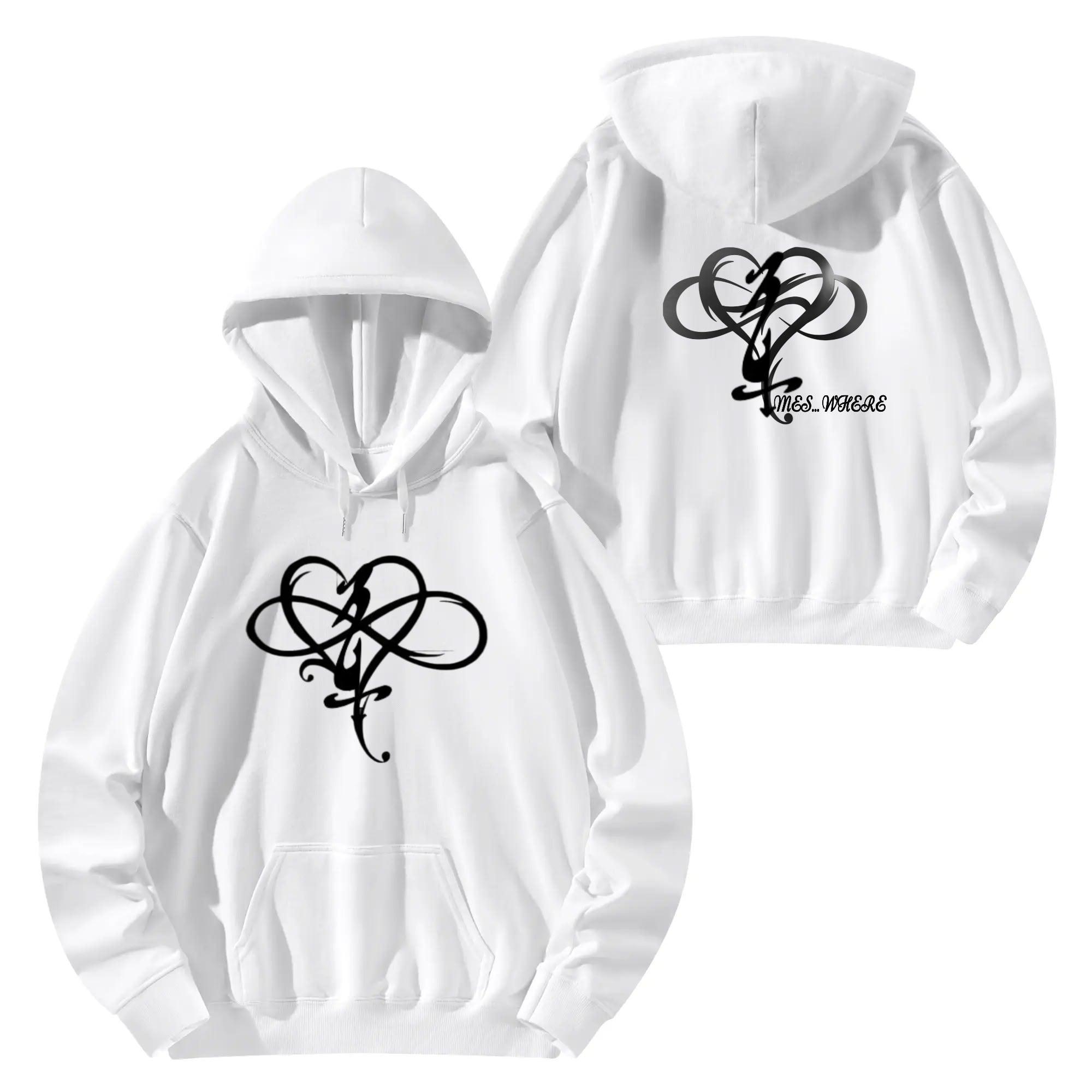 Unisex Front & Back Printing Cotton Hoodie - MES...Where