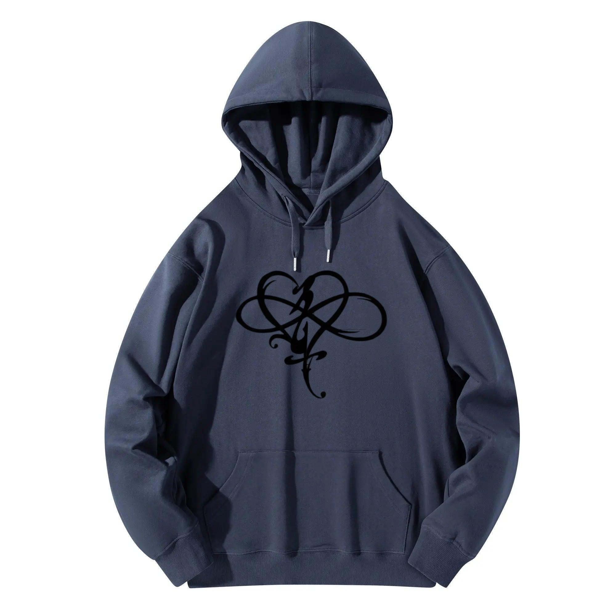 Unisex Front & Back Printing Cotton Hoodie - MES...Where