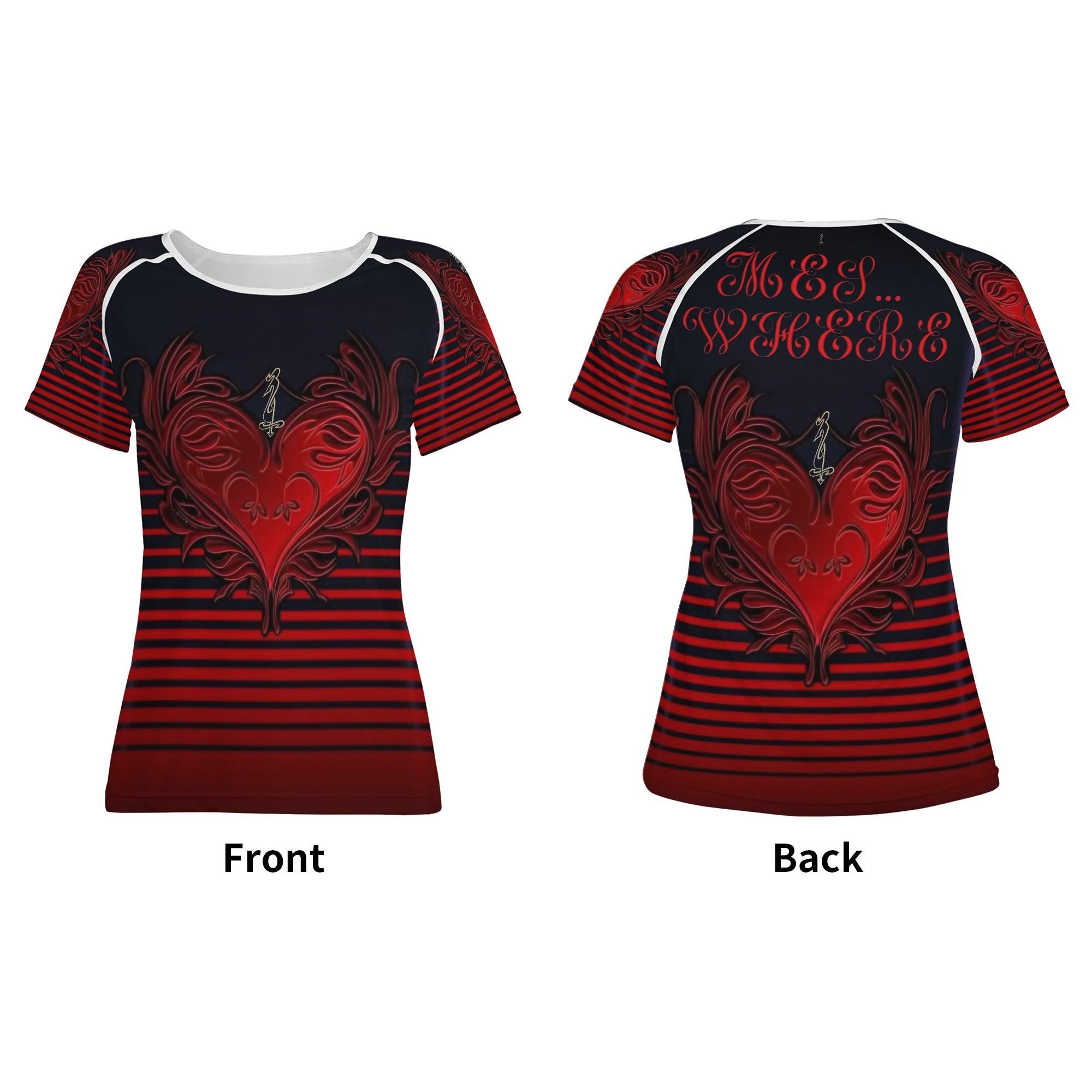 Womens All-Over Print T shirt - MES...Where