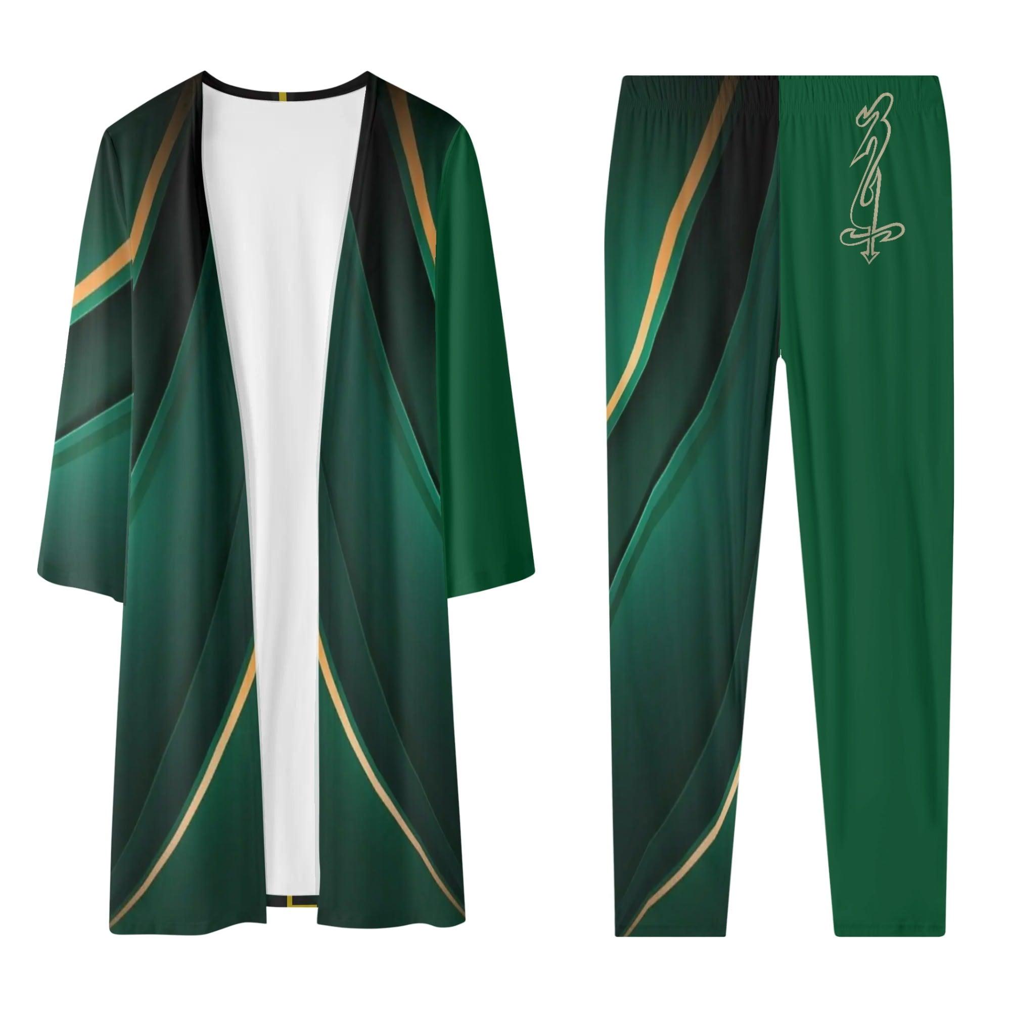 Women's Long Sleeve Cardigan and Leggings 2pcs - MES...Where