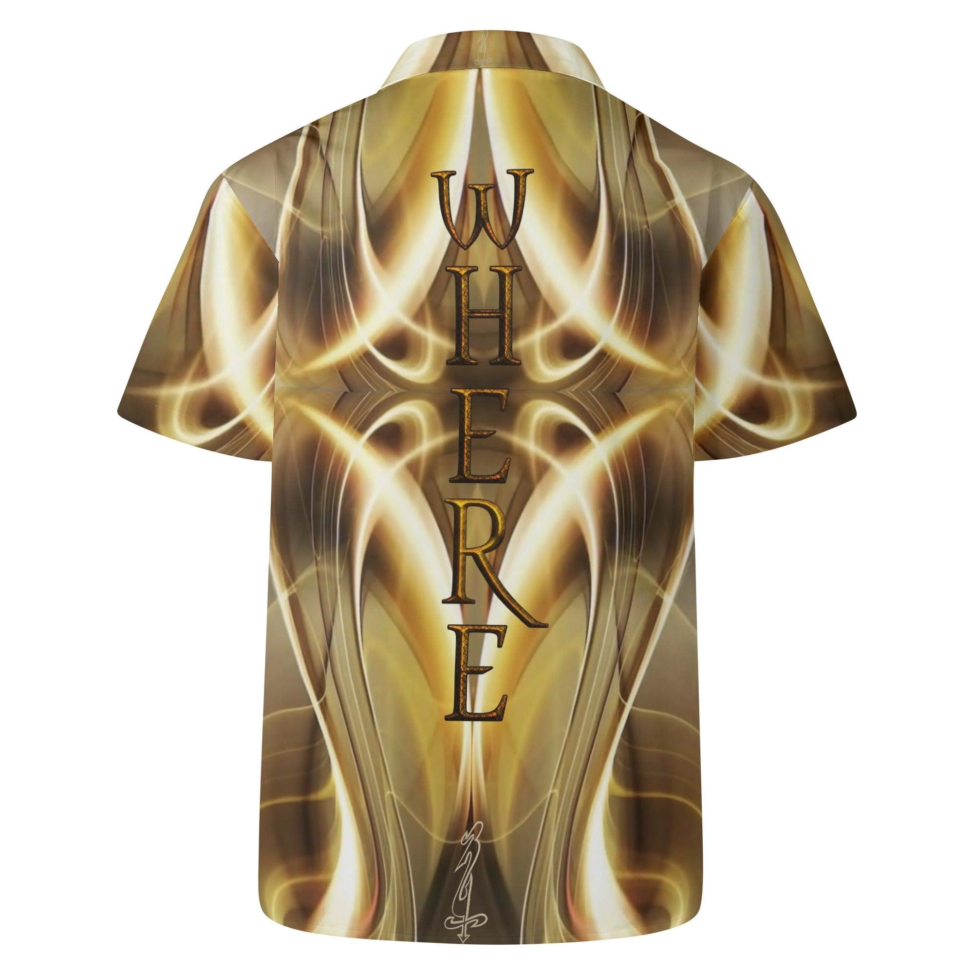 Mens All Over Print Casual Hawaiian Shirt - MES...Where