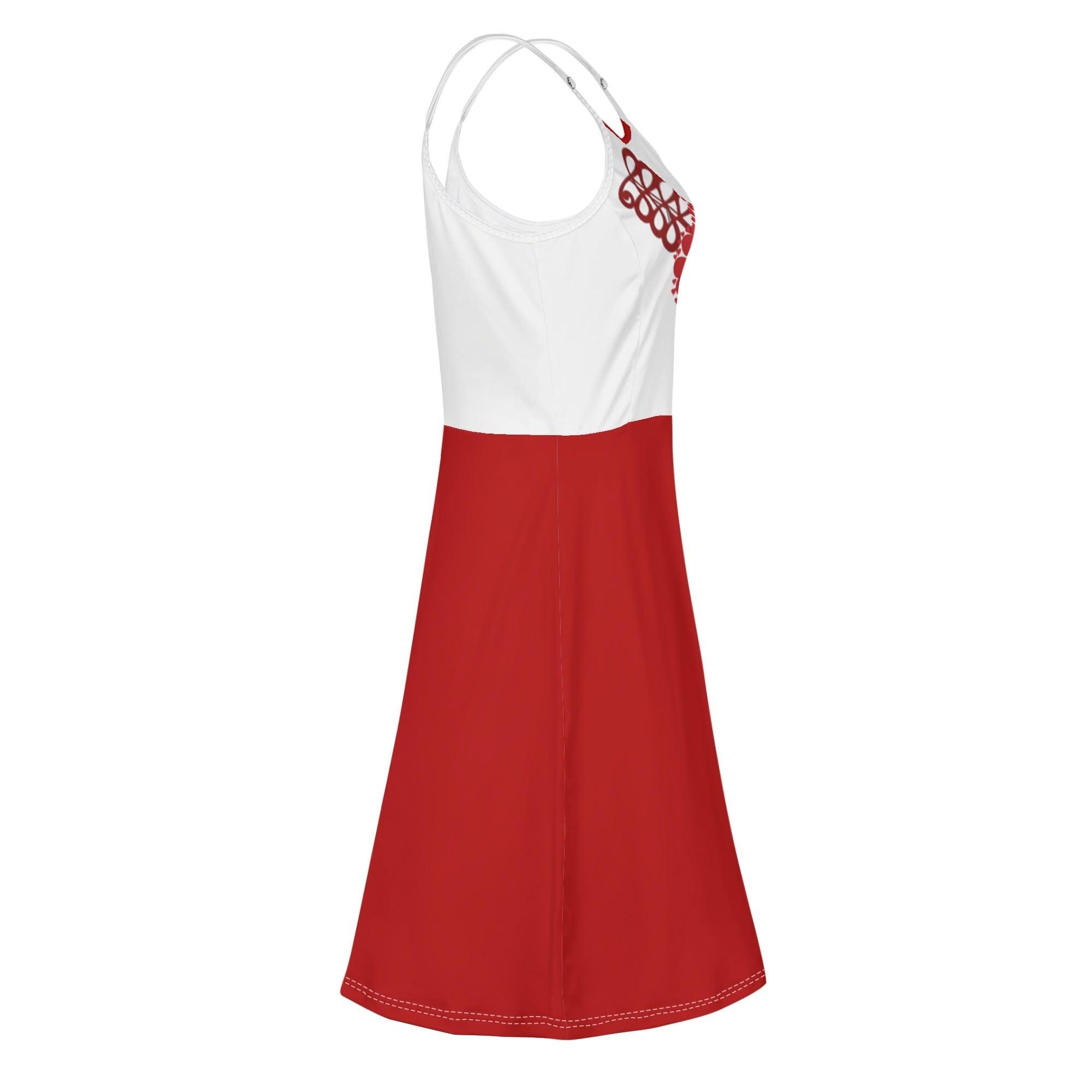 Women's Lounge Sleeveless Adjustable Spaghetti Strap Short Swing Dress - MES...Where