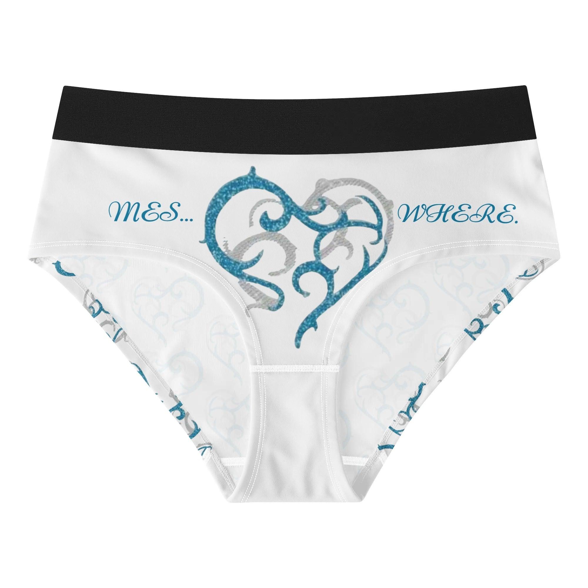 Womens Mid Waisted Briefs - MES...Where