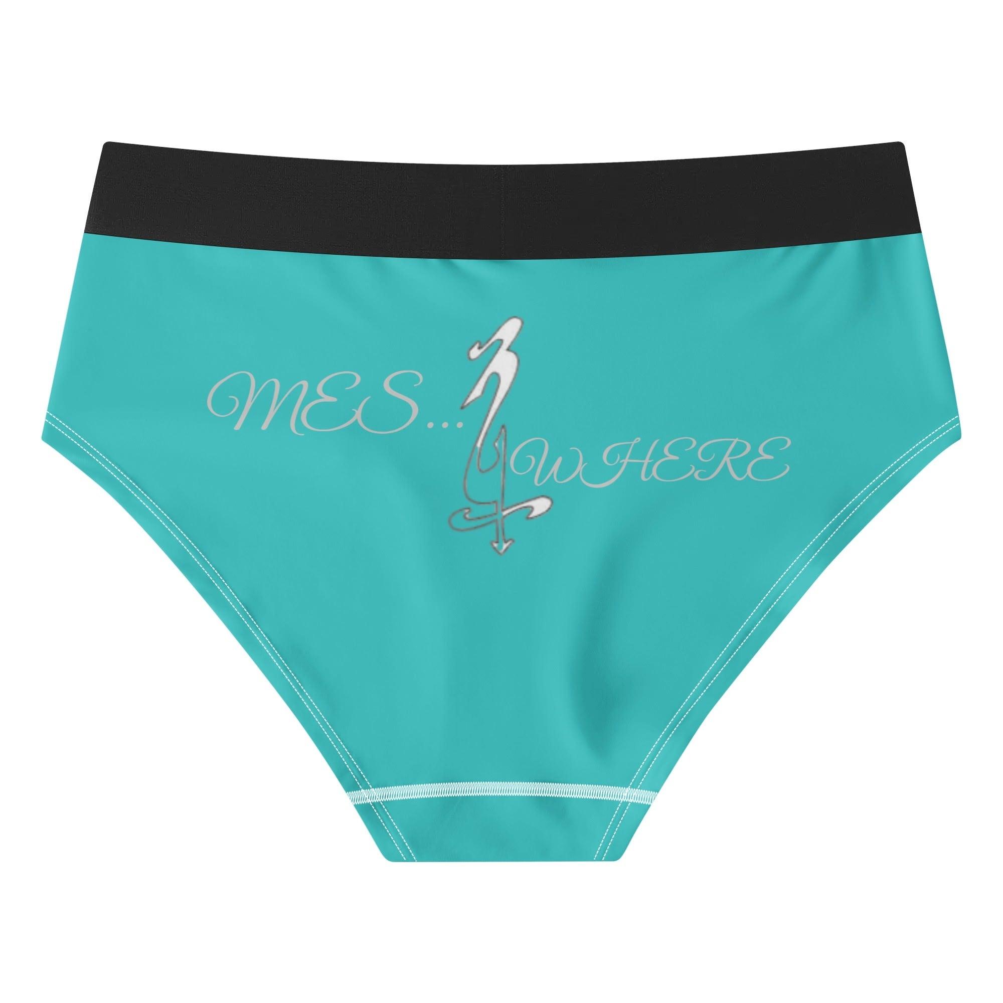 Womens Mid Waisted Briefs - MES...Where