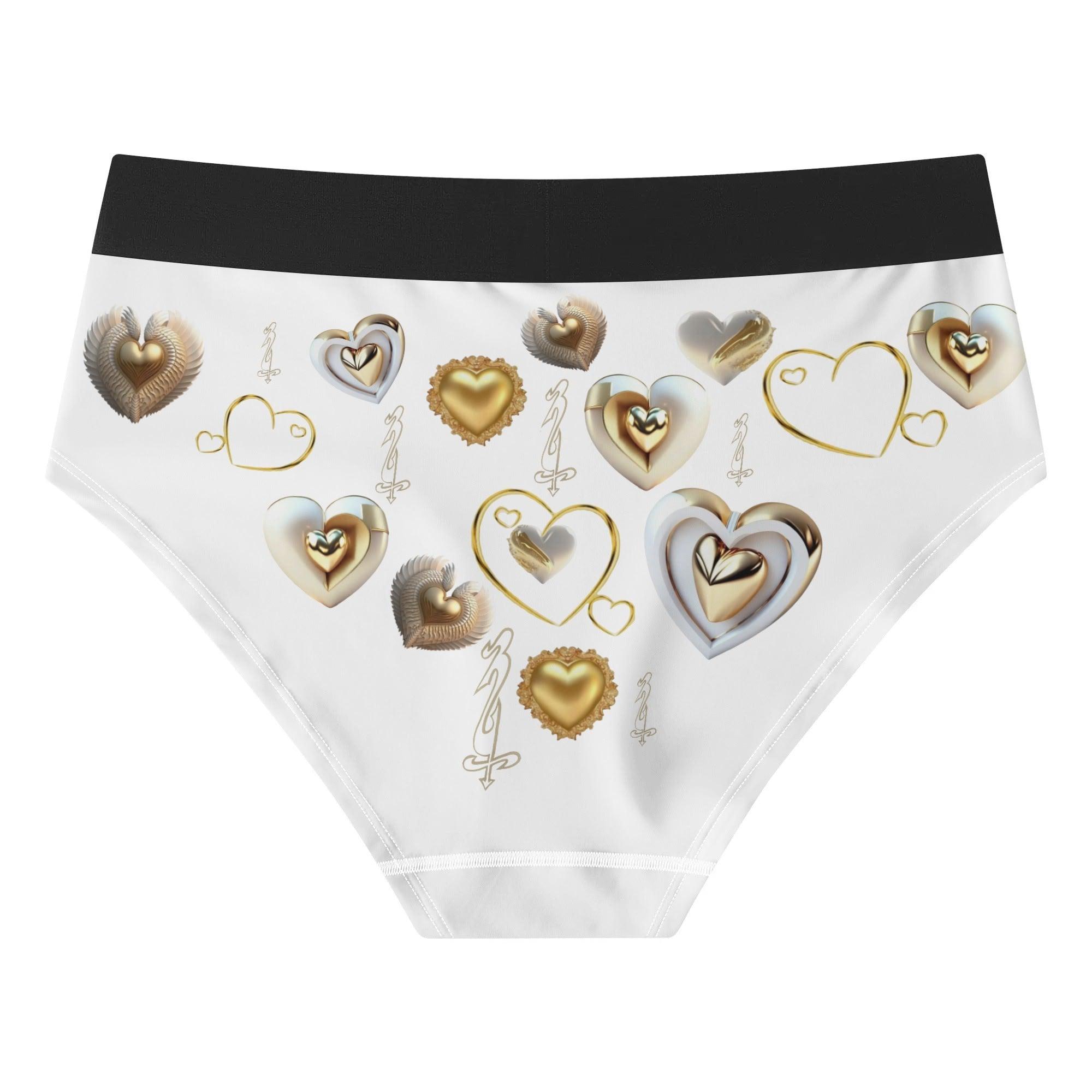 Womens Mid Waisted Briefs - MES...Where