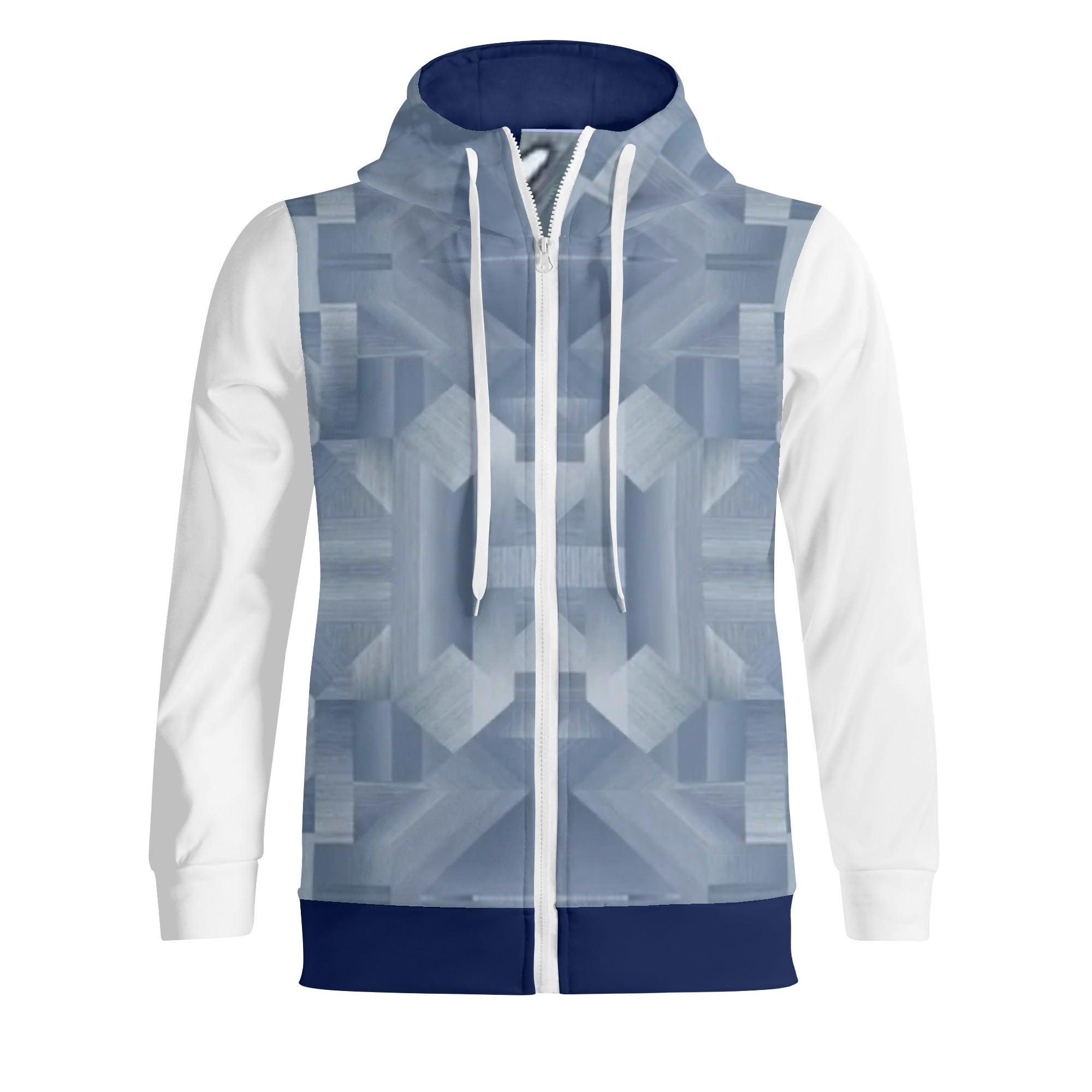 Unisex Women's Full Zip Turtleneck Hoodie Streetwear - MES...Where
