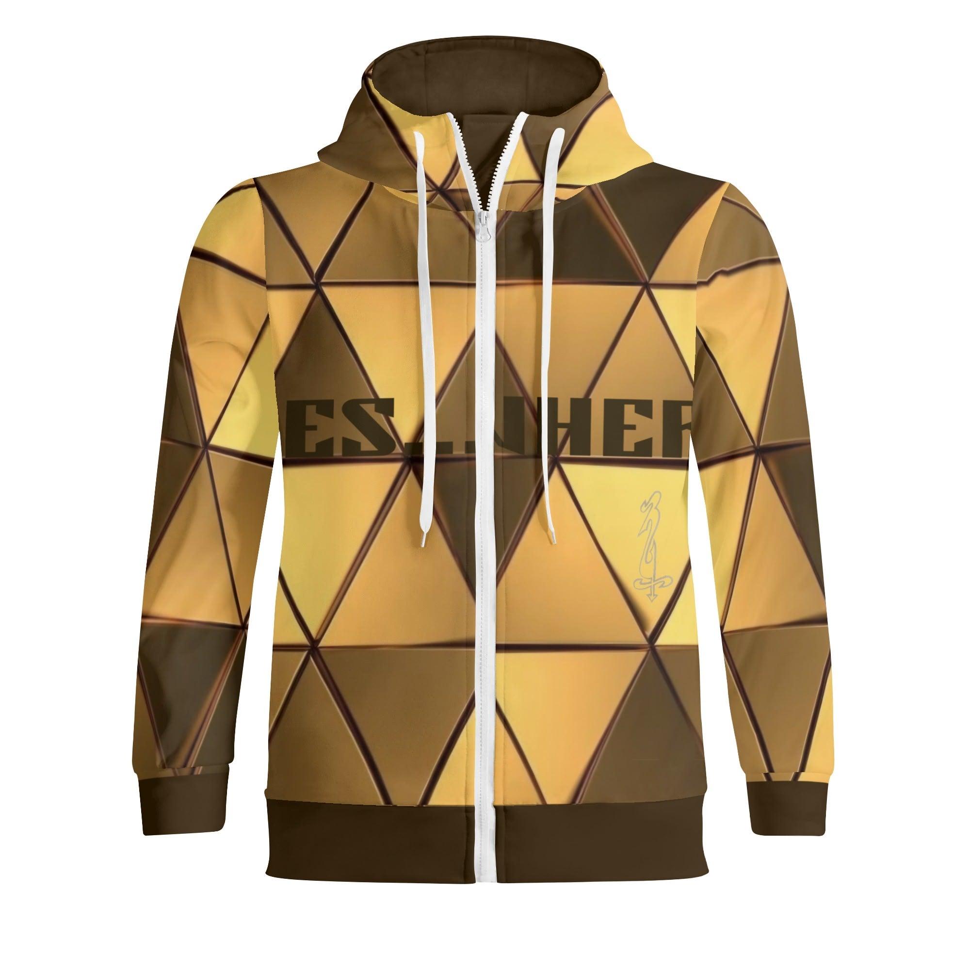 Unisex Men's/Women's Full Zip Turtleneck Hoodie Streetwear - MES...Where