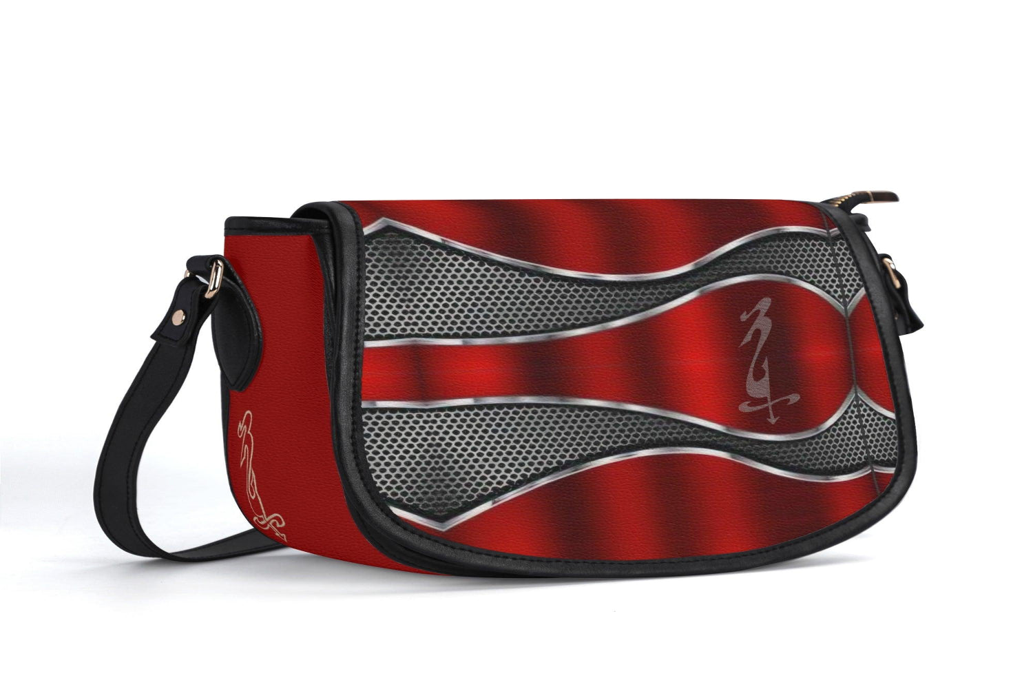 Women's Leather Saddle Bag - MES...Where