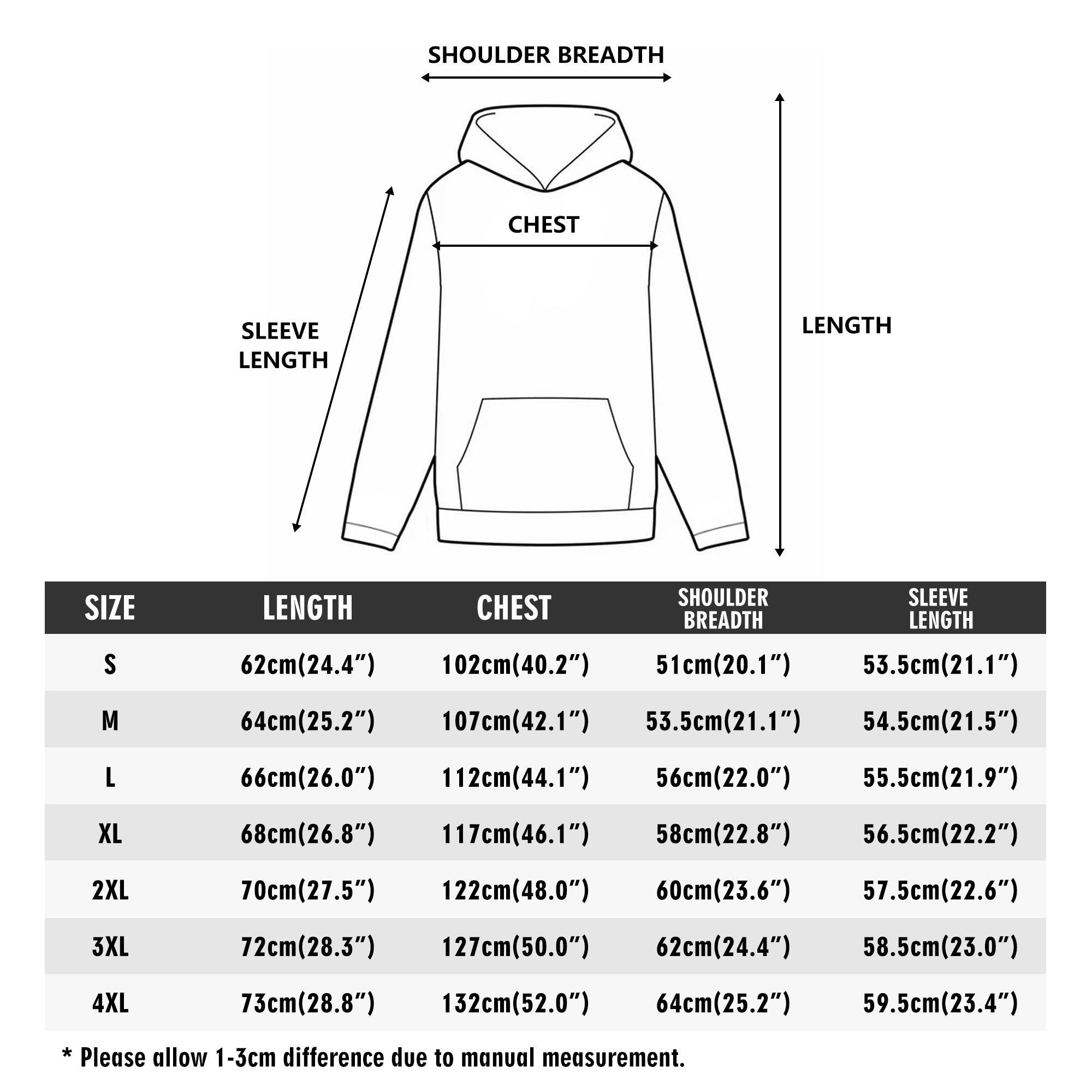 Unisex Front & Back Printing Cotton Hoodie - MES...Where