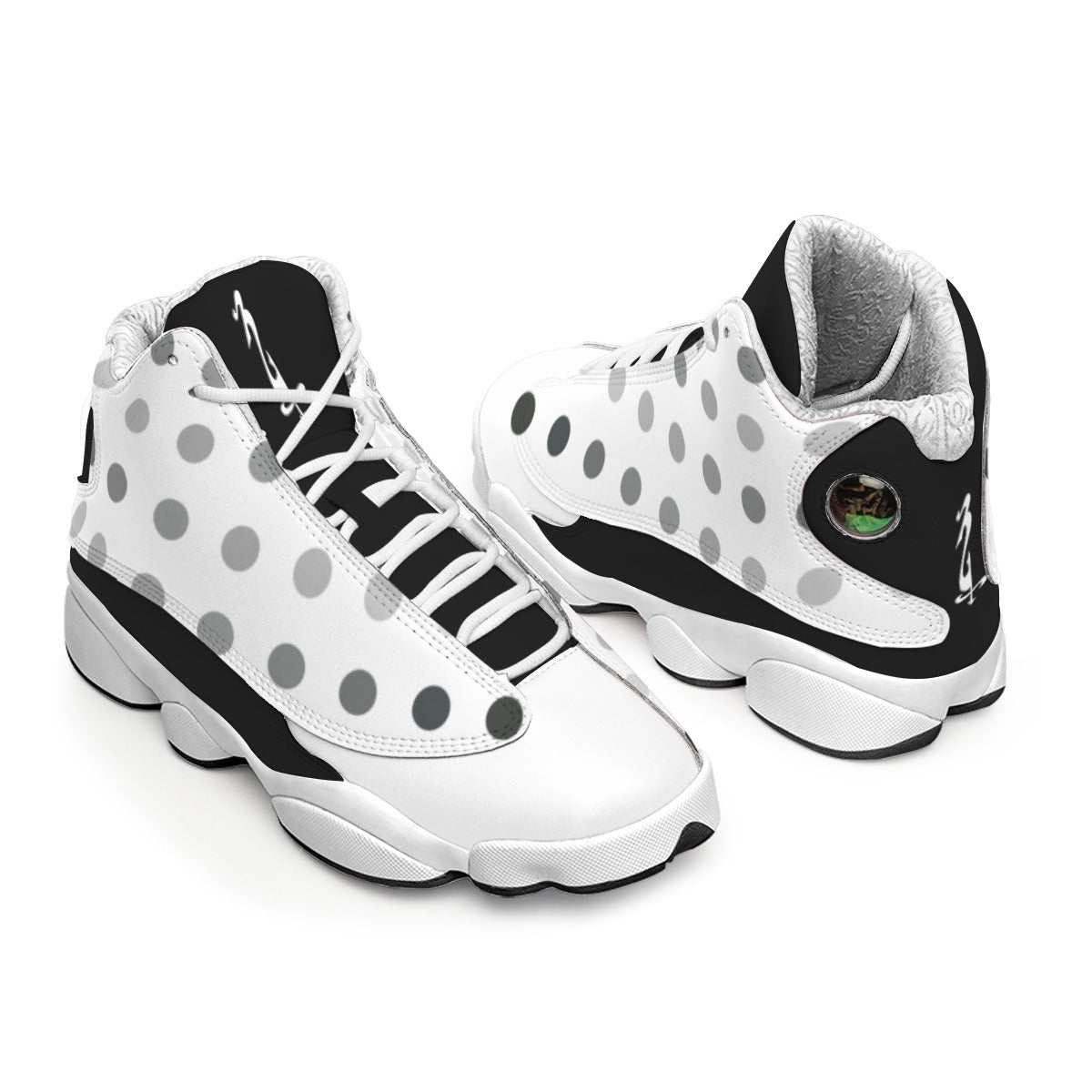 Men's Curved Basketball Shoes With Thick Soles