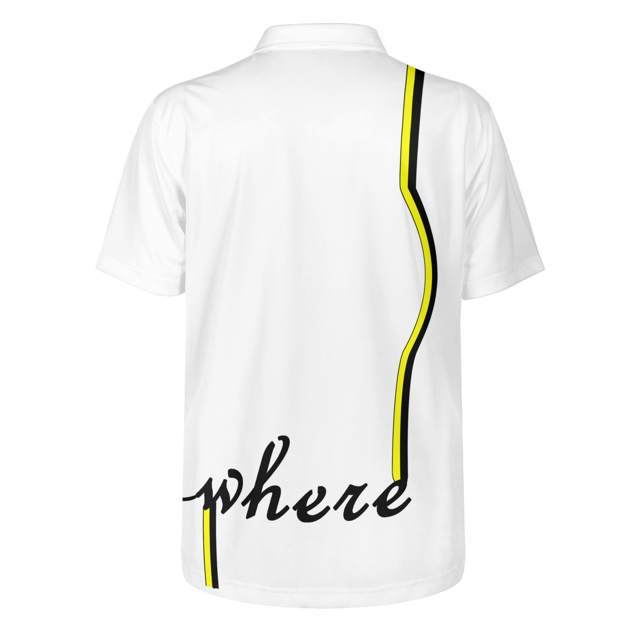 MES Where ~ Men's All Over Print Polo Shirt - MES...Where