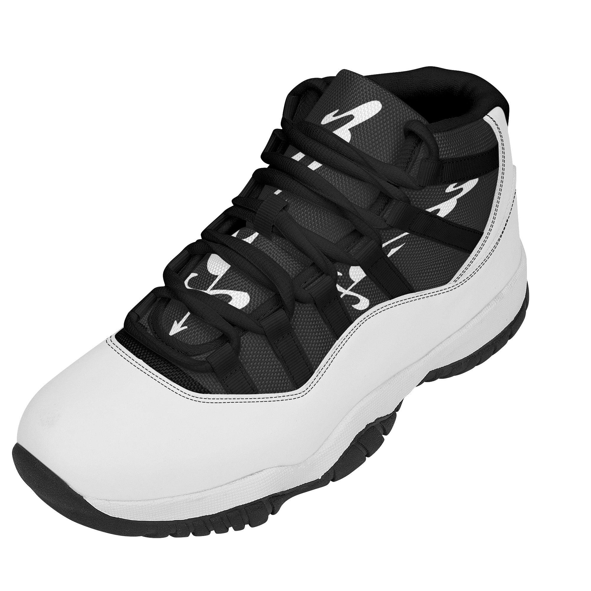 The Run Around ~ Women's Upgraded High Top Retro Basketball Sneakers - MES...Where