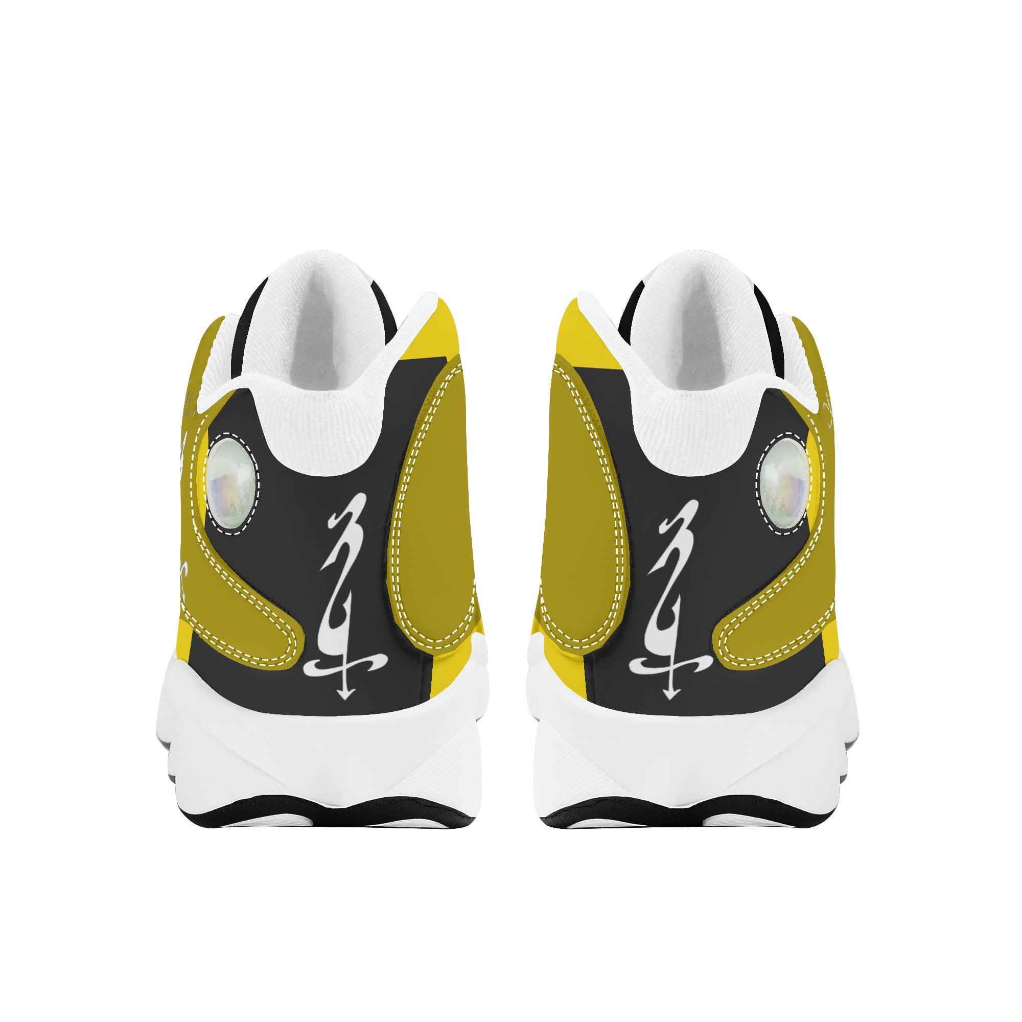 MES...Where (24K) Women's White Soles Basketball Shoes - MES...Where