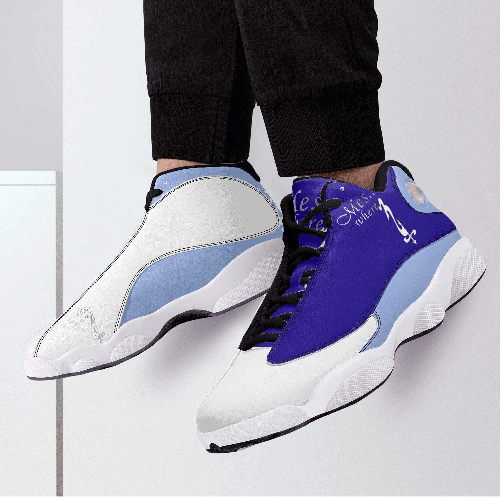 MES...Where (Chill Factor) ~ Men's White Soles Basketball Shoes - MES...Where