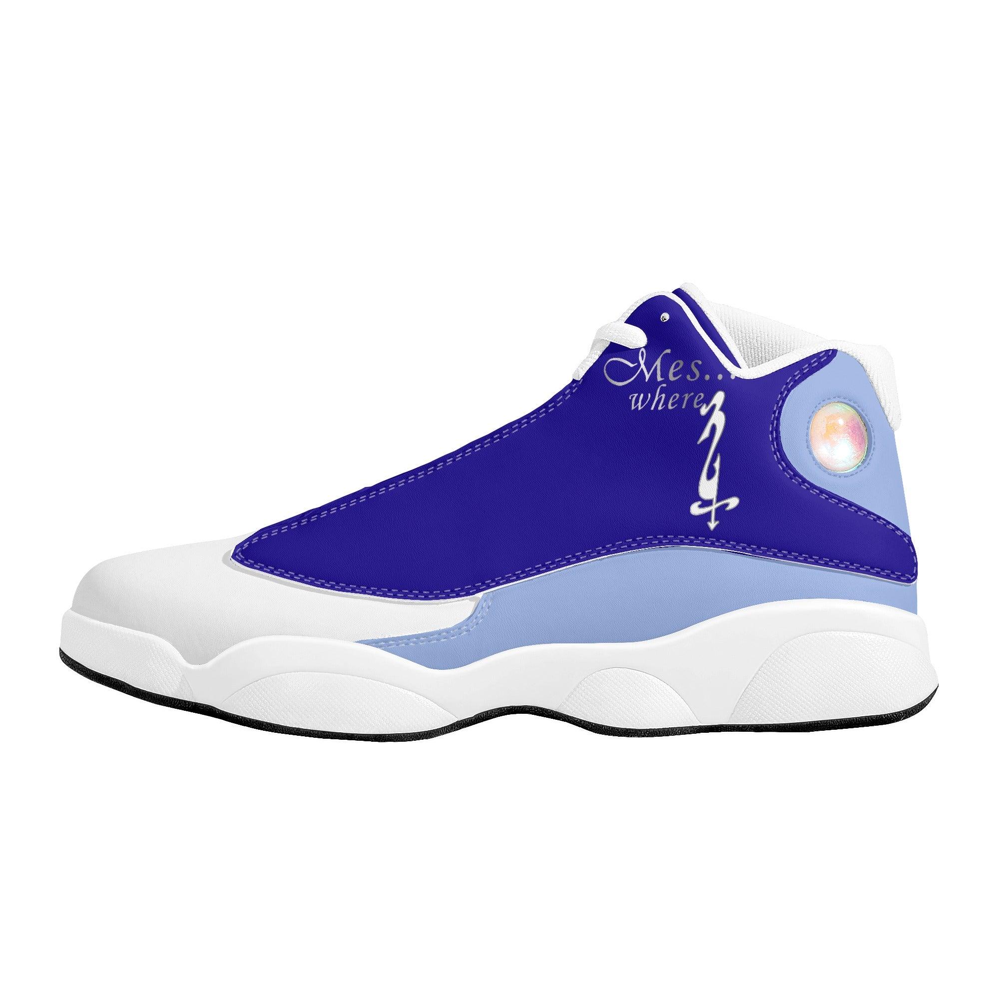 MES...Where (Chill Factor) ~ Men's White Soles Basketball Shoes - MES...Where