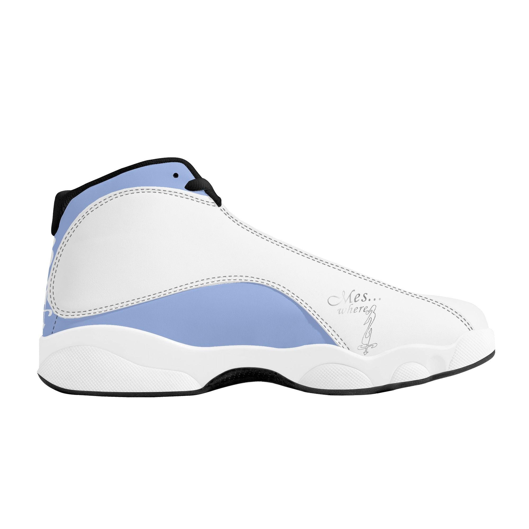 MES...Where (Chill Factor) ~ Men's White Soles Basketball Shoes - MES...Where