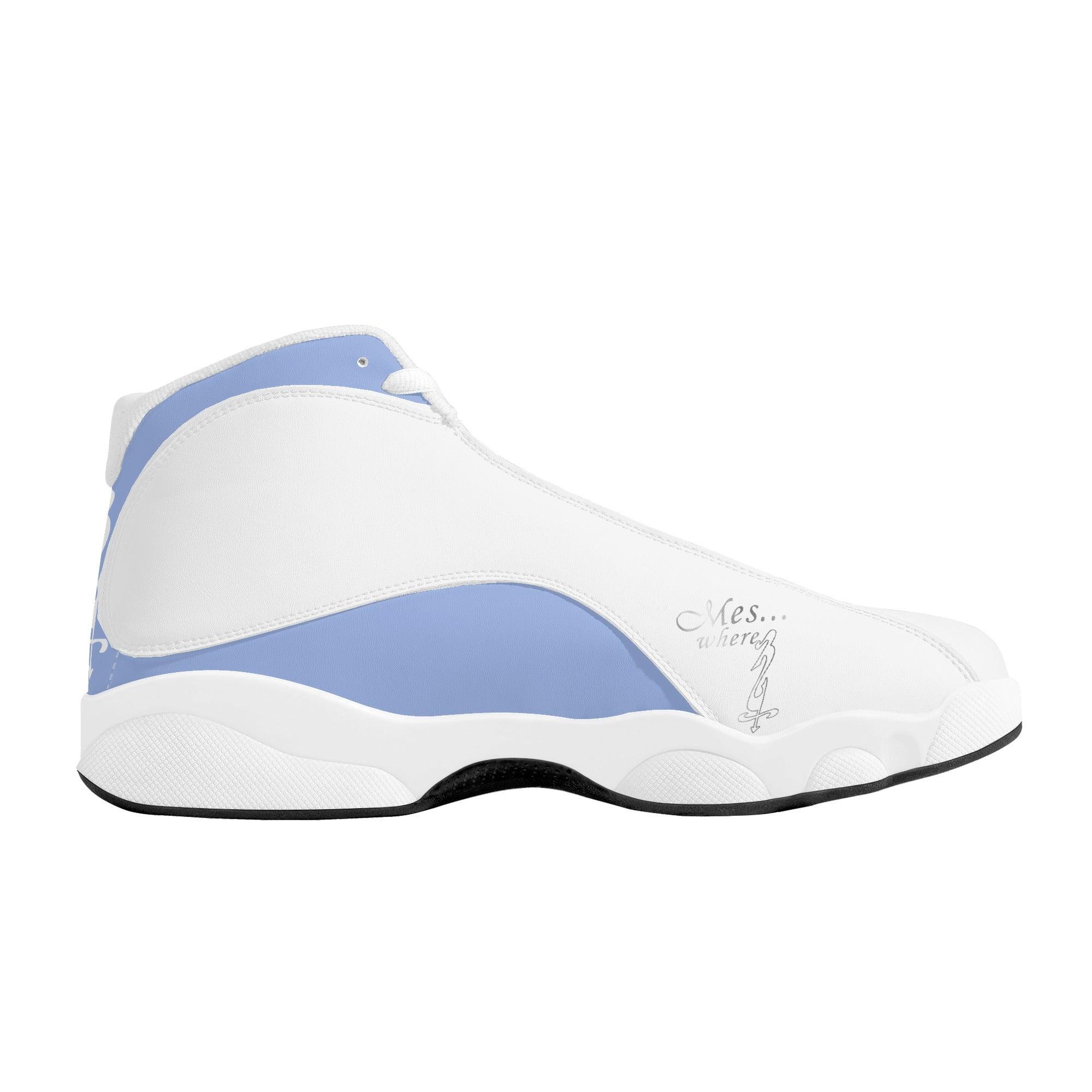 MES...Where (Chill Factor) ~ Men's White Soles Basketball Shoes - MES...Where