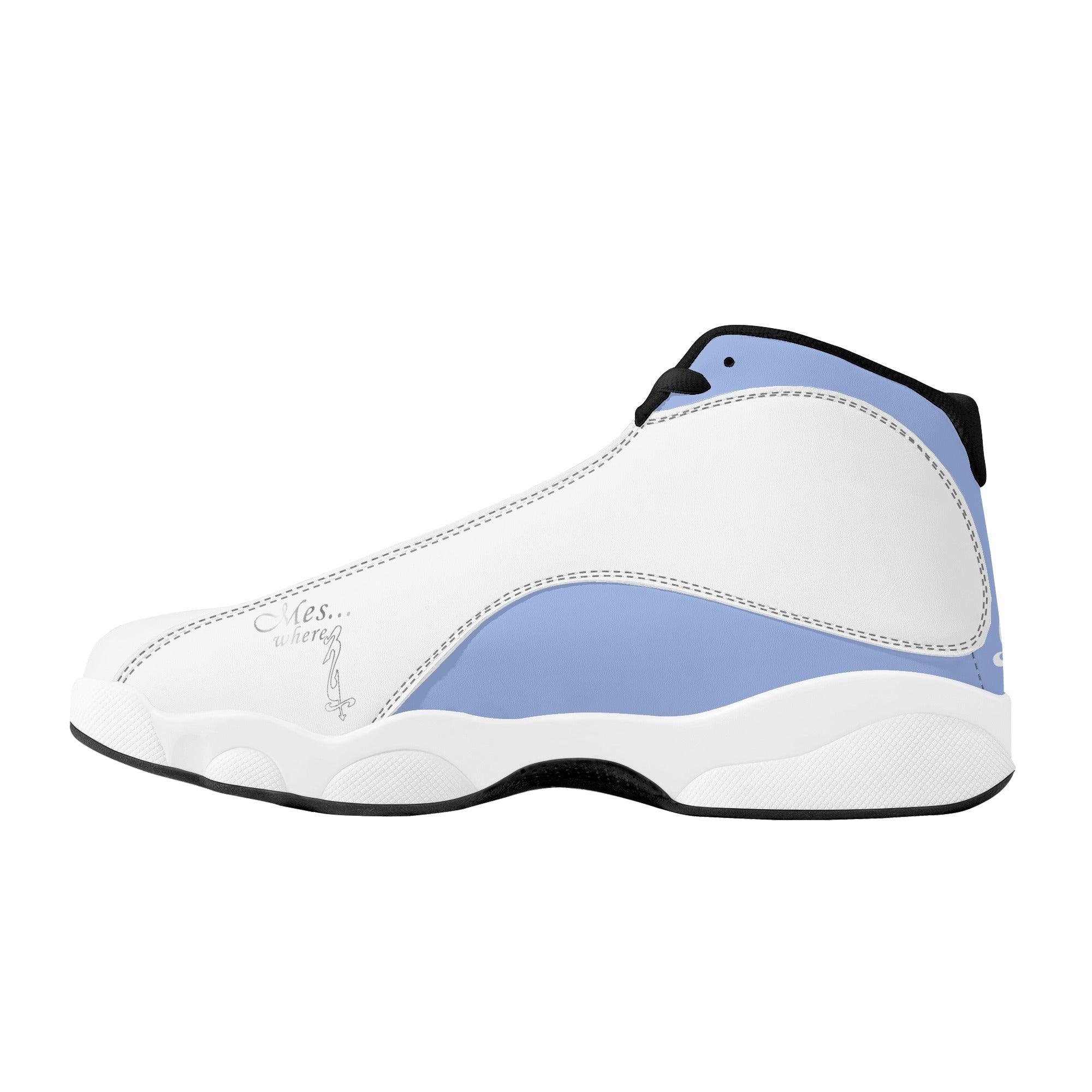 MES...Where (Chill Factor) ~ Men's White Soles Basketball Shoes - MES...Where