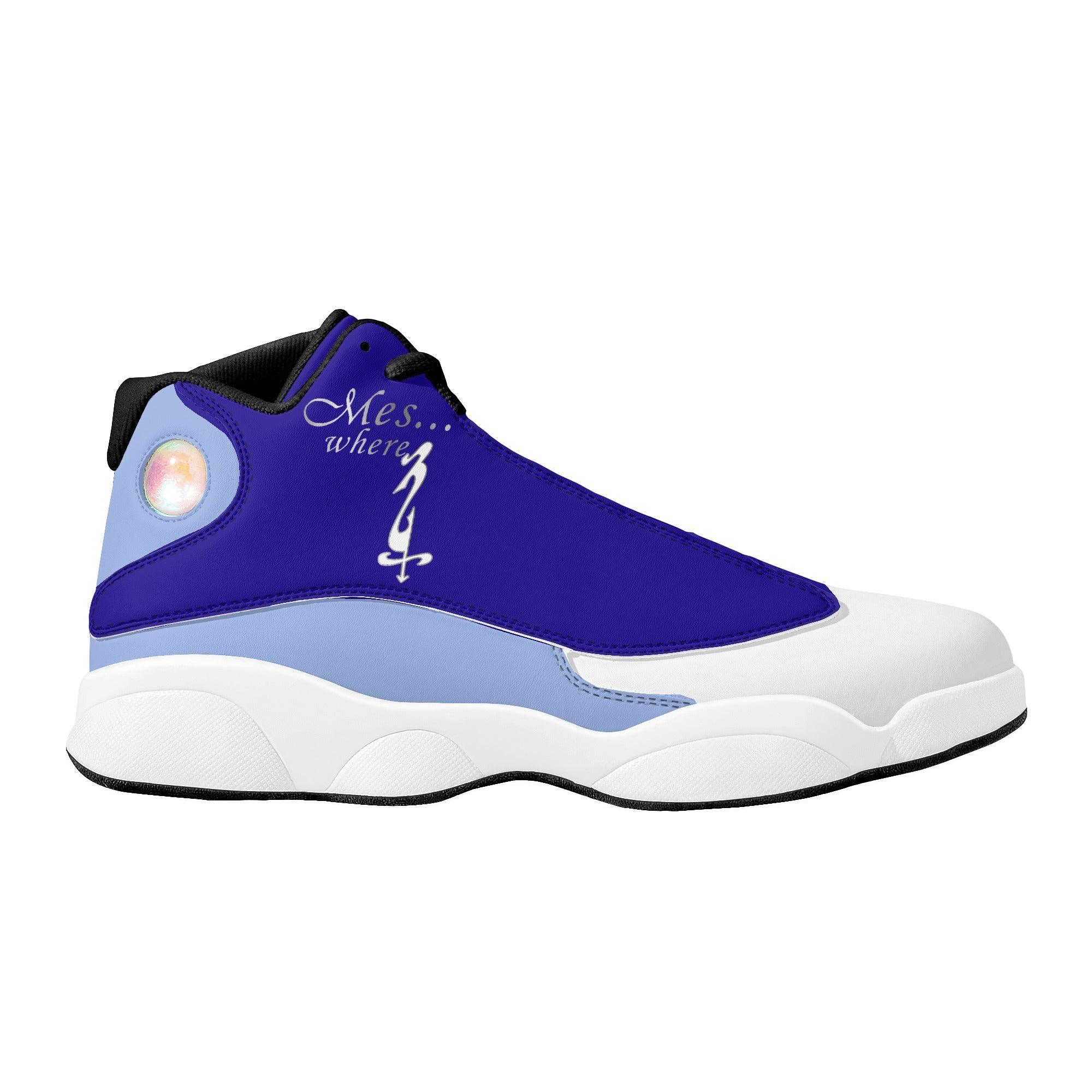 MES...Where (Chill Factor) ~ Men's White Soles Basketball Shoes - MES...Where