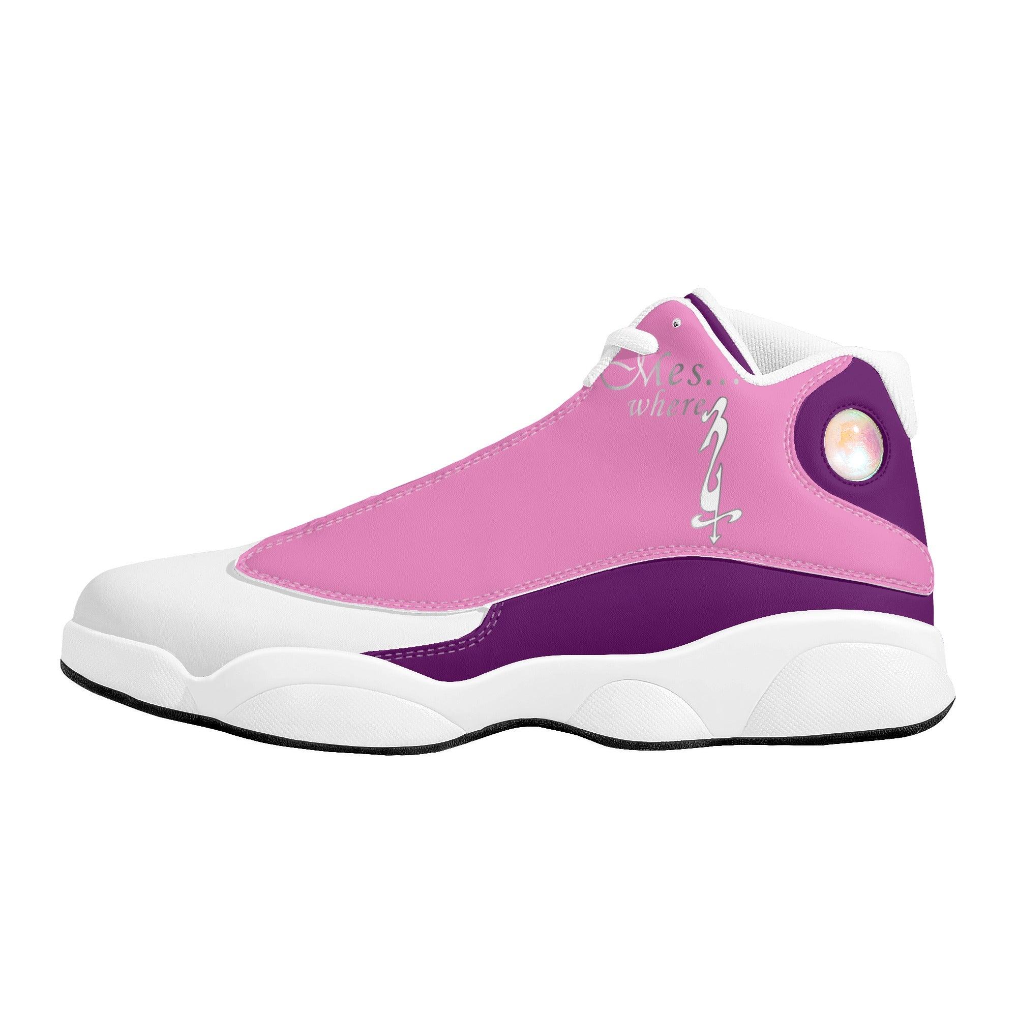 MES...Where (Peaceful Soul) ~ Women's White Soles Basketball Shoes - MES...Where