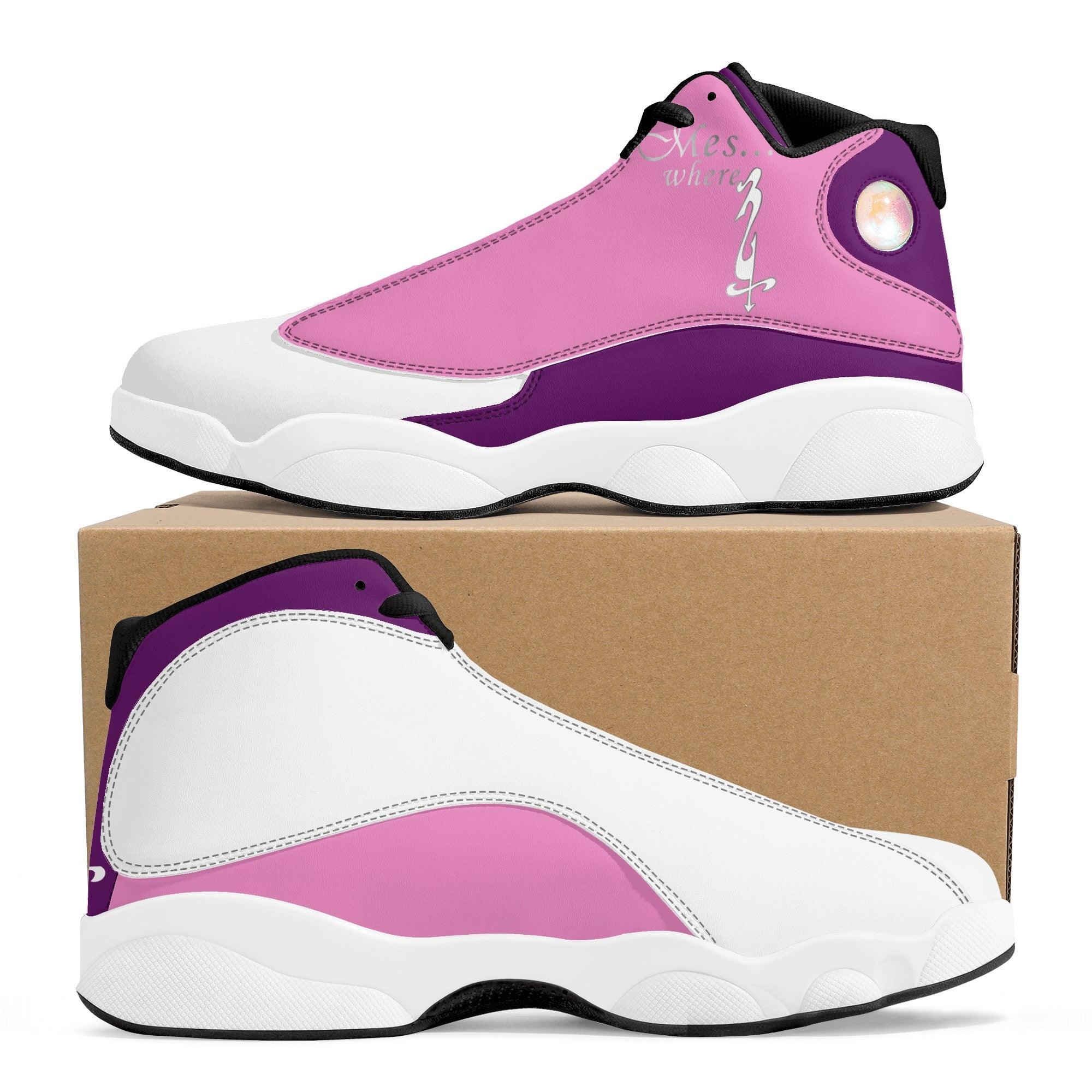 MES...Where (Peaceful Soul) ~ Women's White Soles Basketball Shoes - MES...Where