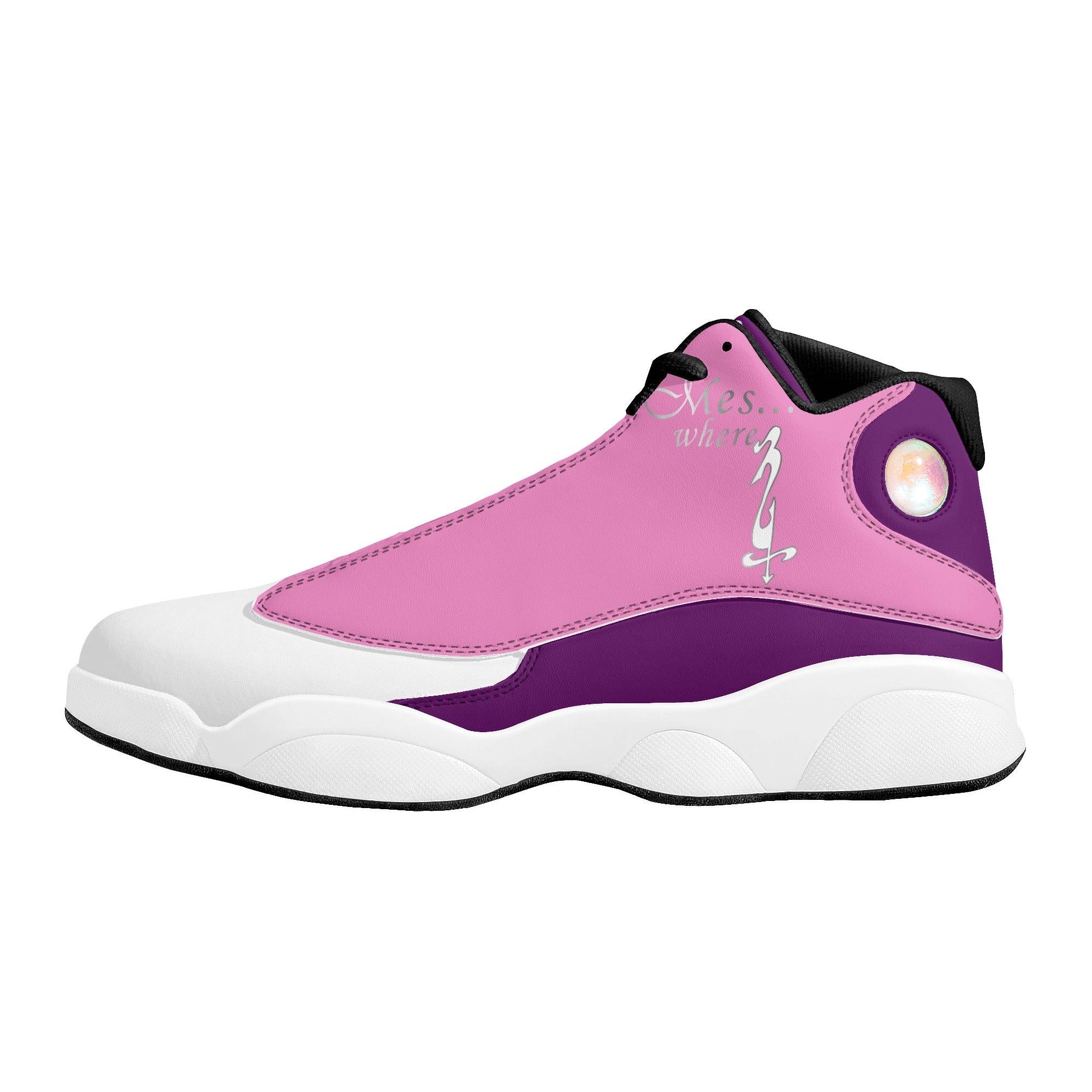 MES...Where (Peaceful Soul) ~ Women's White Soles Basketball Shoes - MES...Where