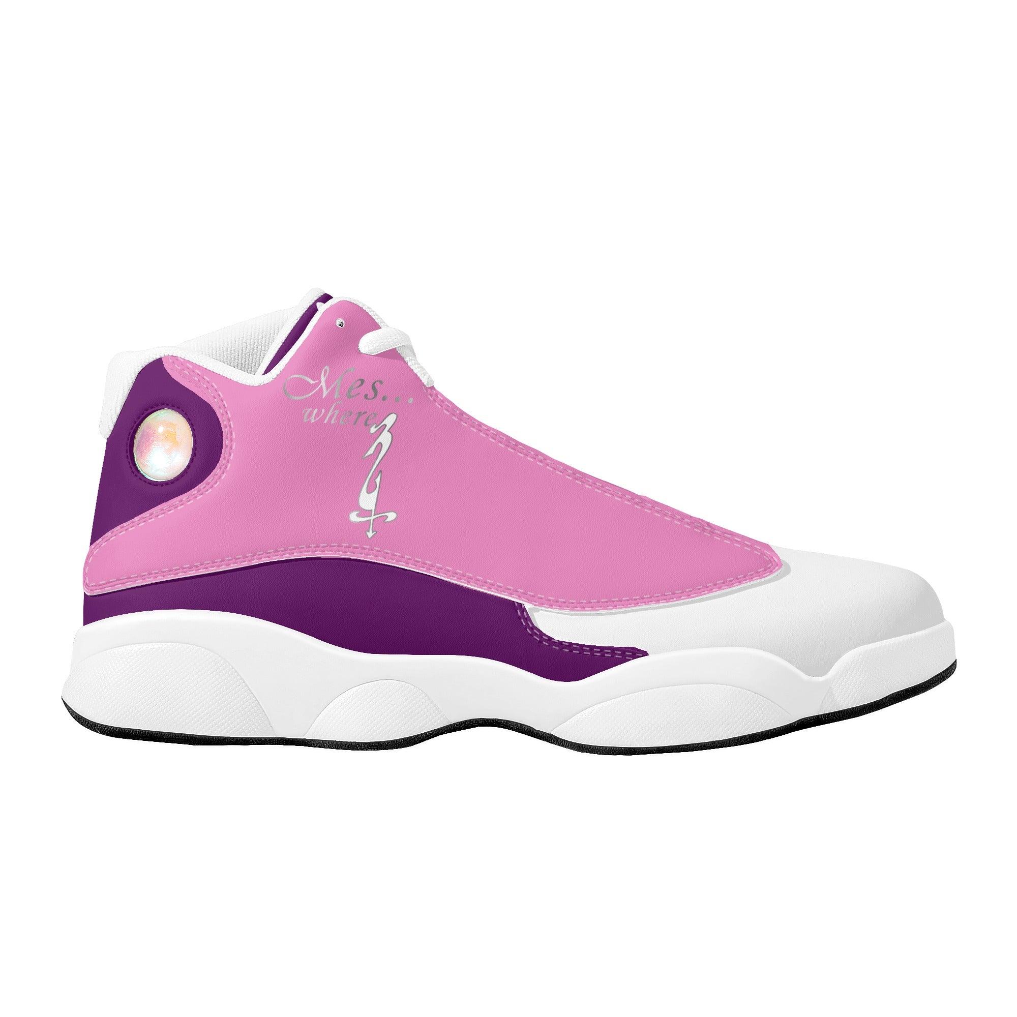 MES...Where (Peaceful Soul) ~ Women's White Soles Basketball Shoes - MES...Where