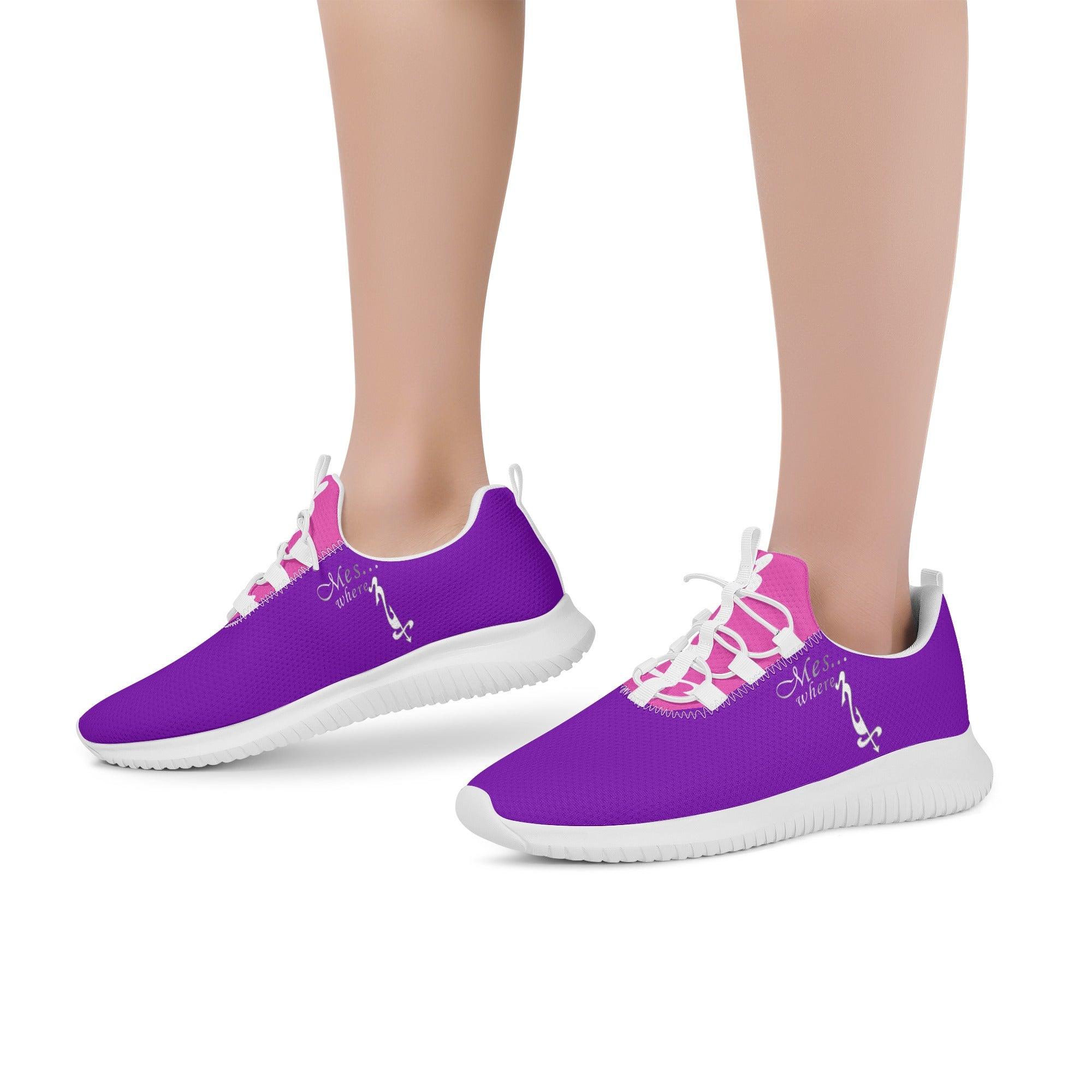 MES...Where ~ Women's New Lace Up Front Running Shoes - MES...Where