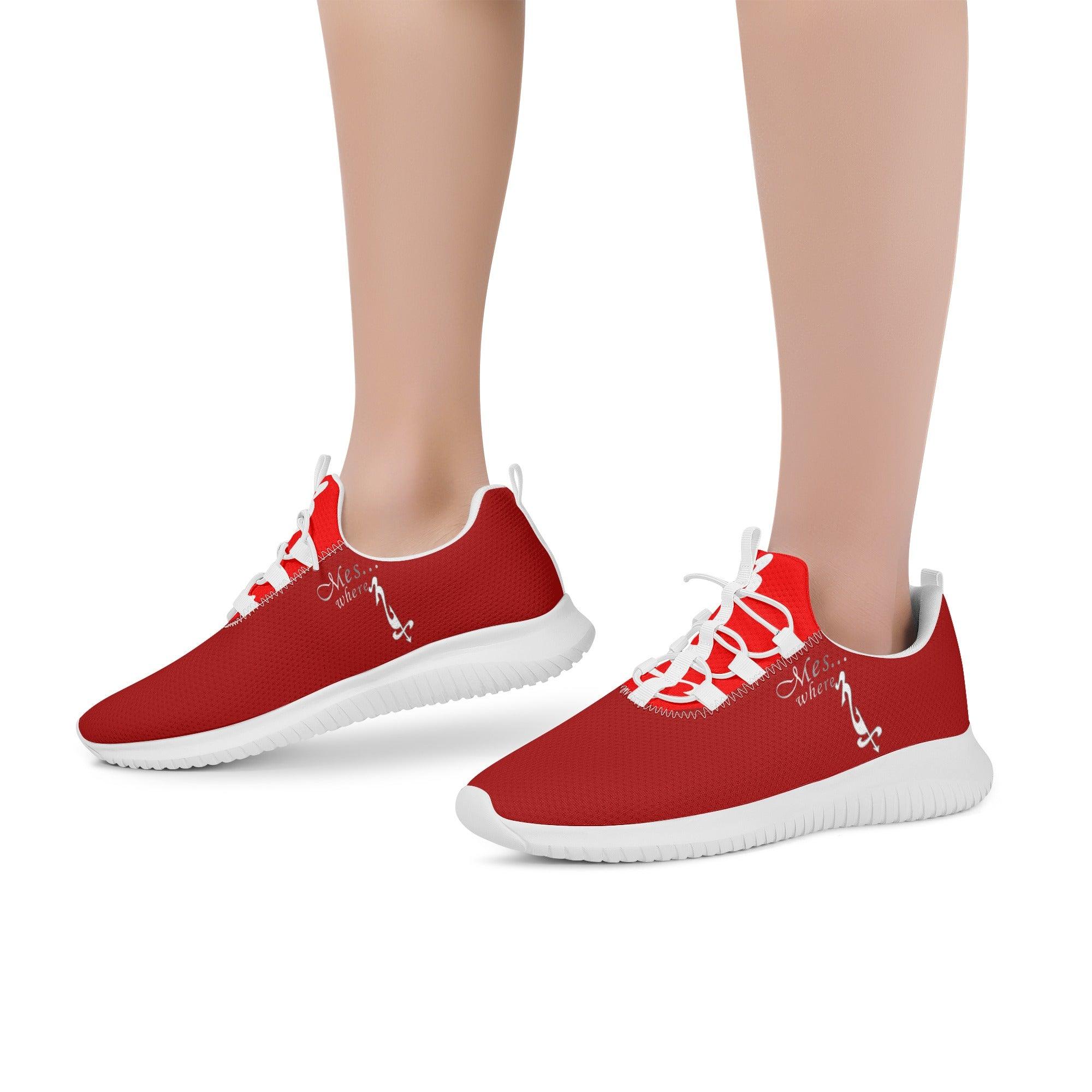 MES...Where ~ Women's New Lace Up Front Running Shoes - MES...Where