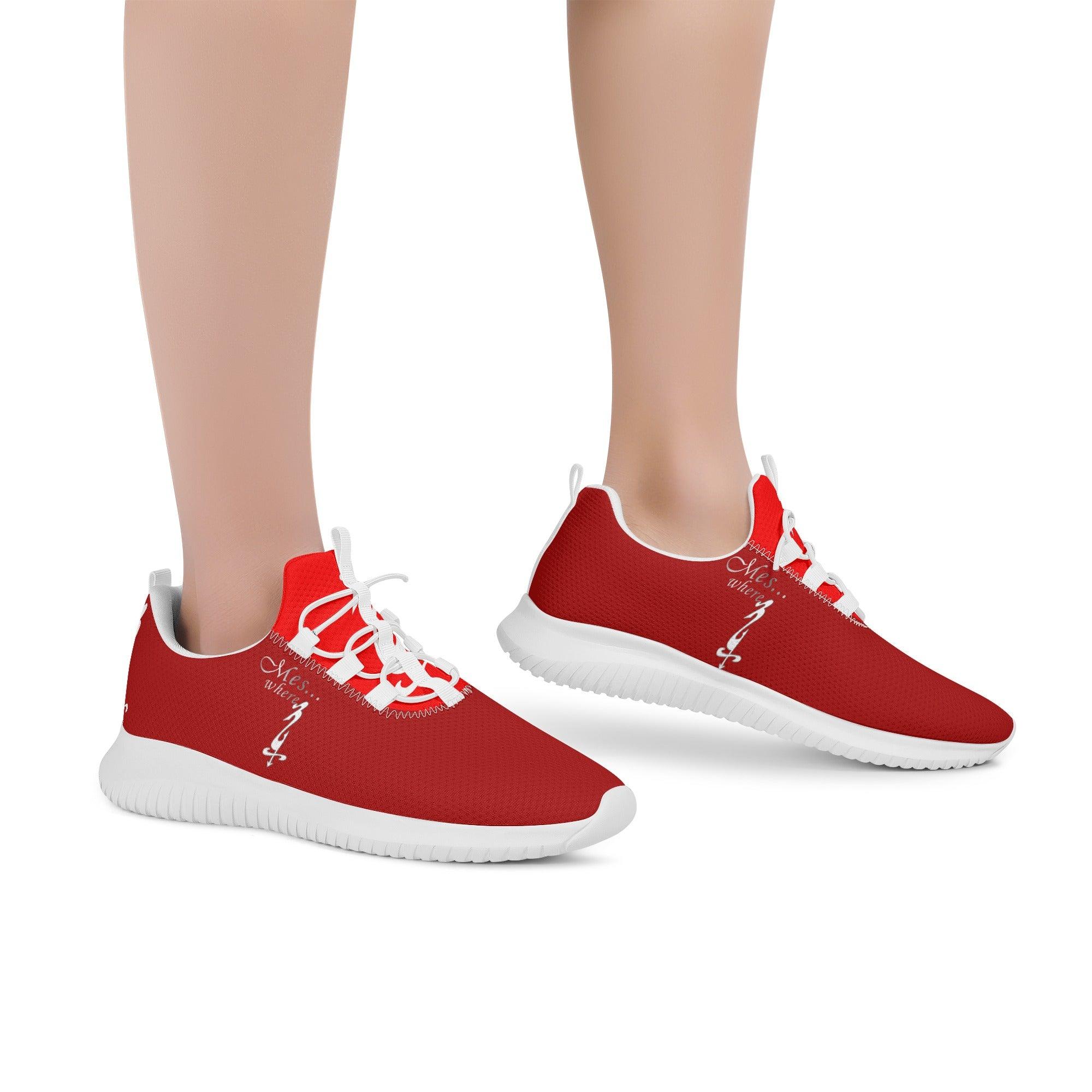MES...Where ~ Women's New Lace Up Front Running Shoes - MES...Where