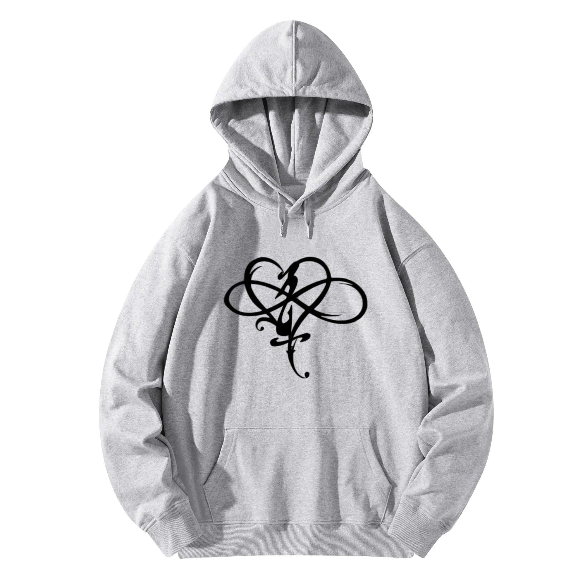 Unisex Front & Back Printing Cotton Hoodie - MES...Where