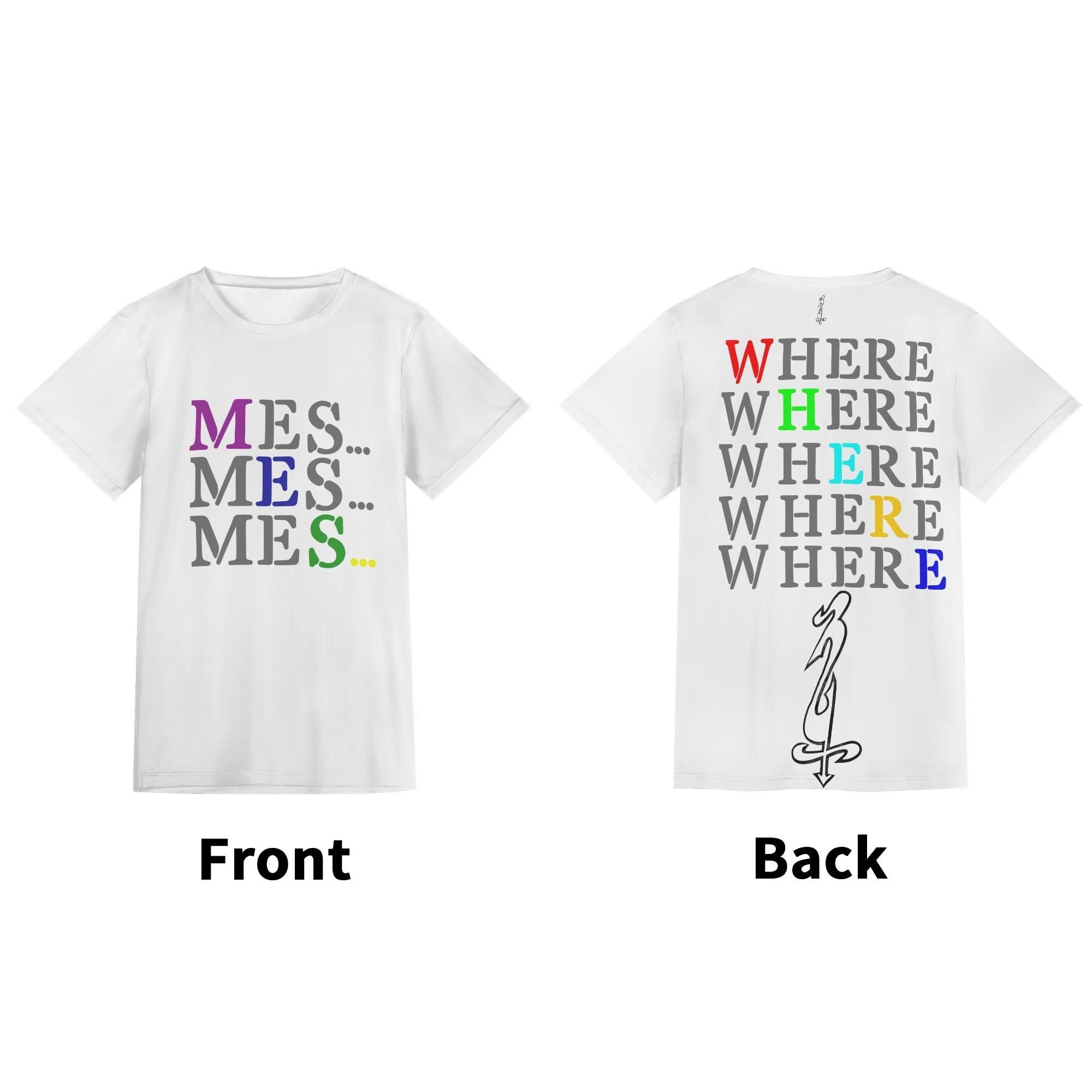 Unisex All-Over Print Adult Short Sleeve Tshirt - MES...Where