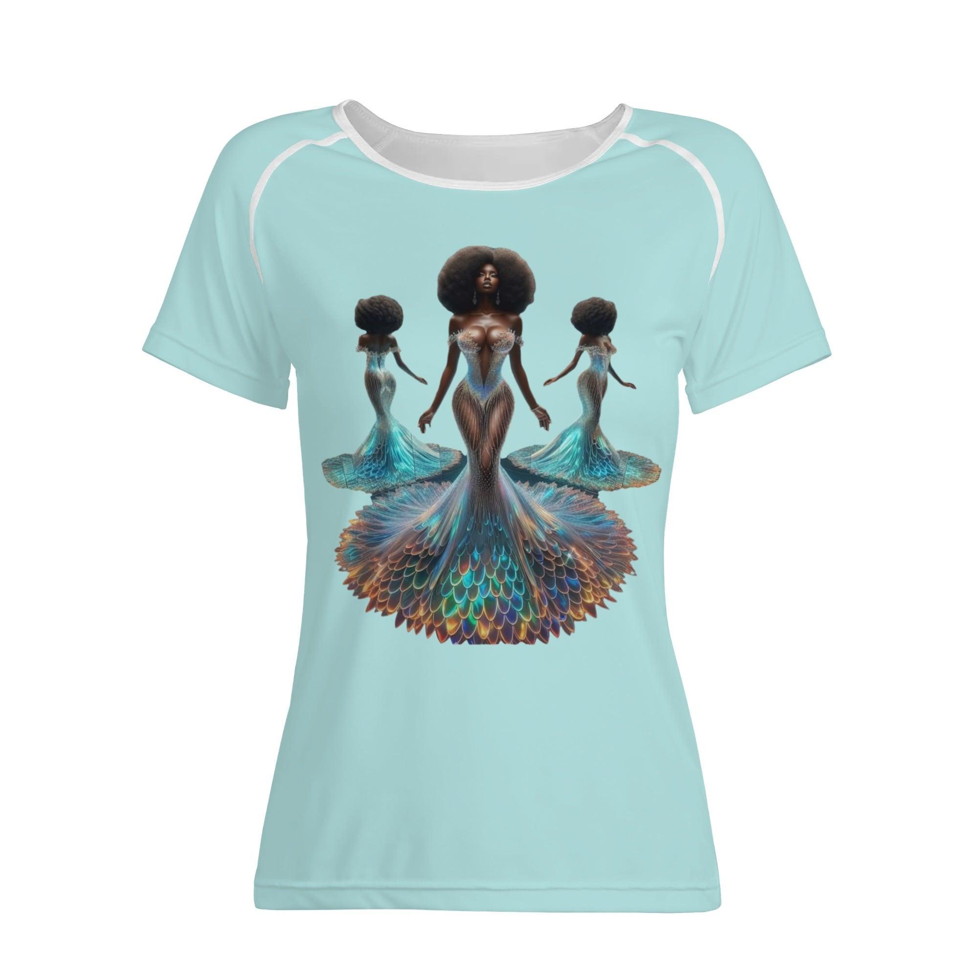 Womens All-Over Print T shirt - MES...Where