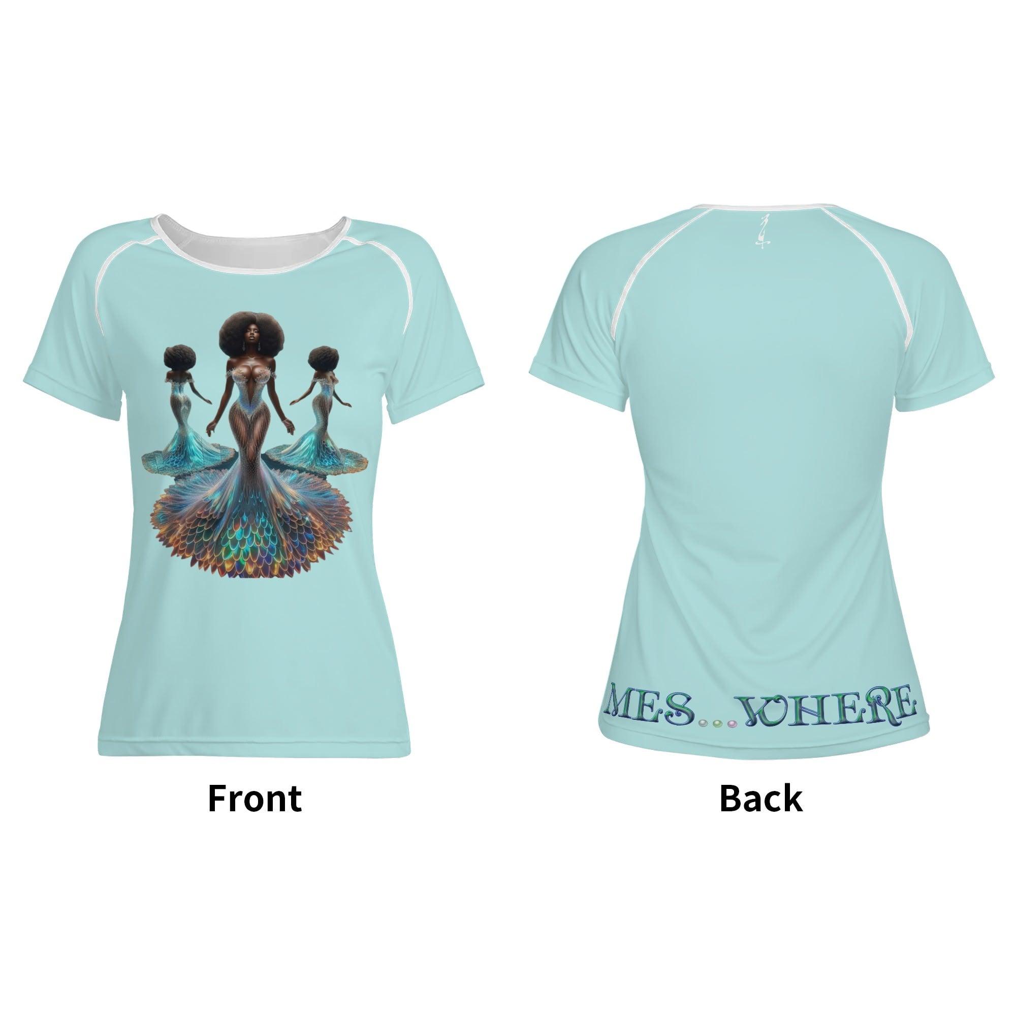 Womens All-Over Print T shirt - MES...Where