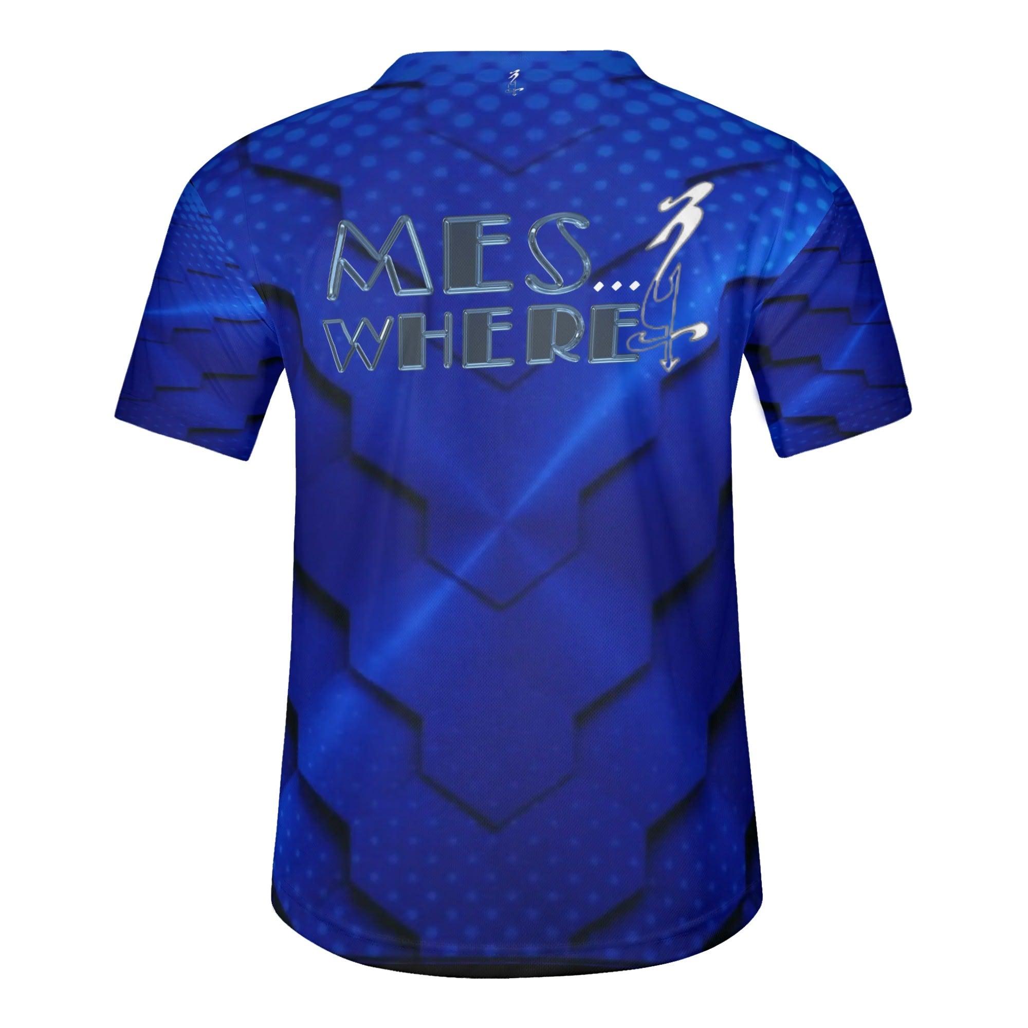 Men's Short Sleeve Baseball Jersey - MES...Where