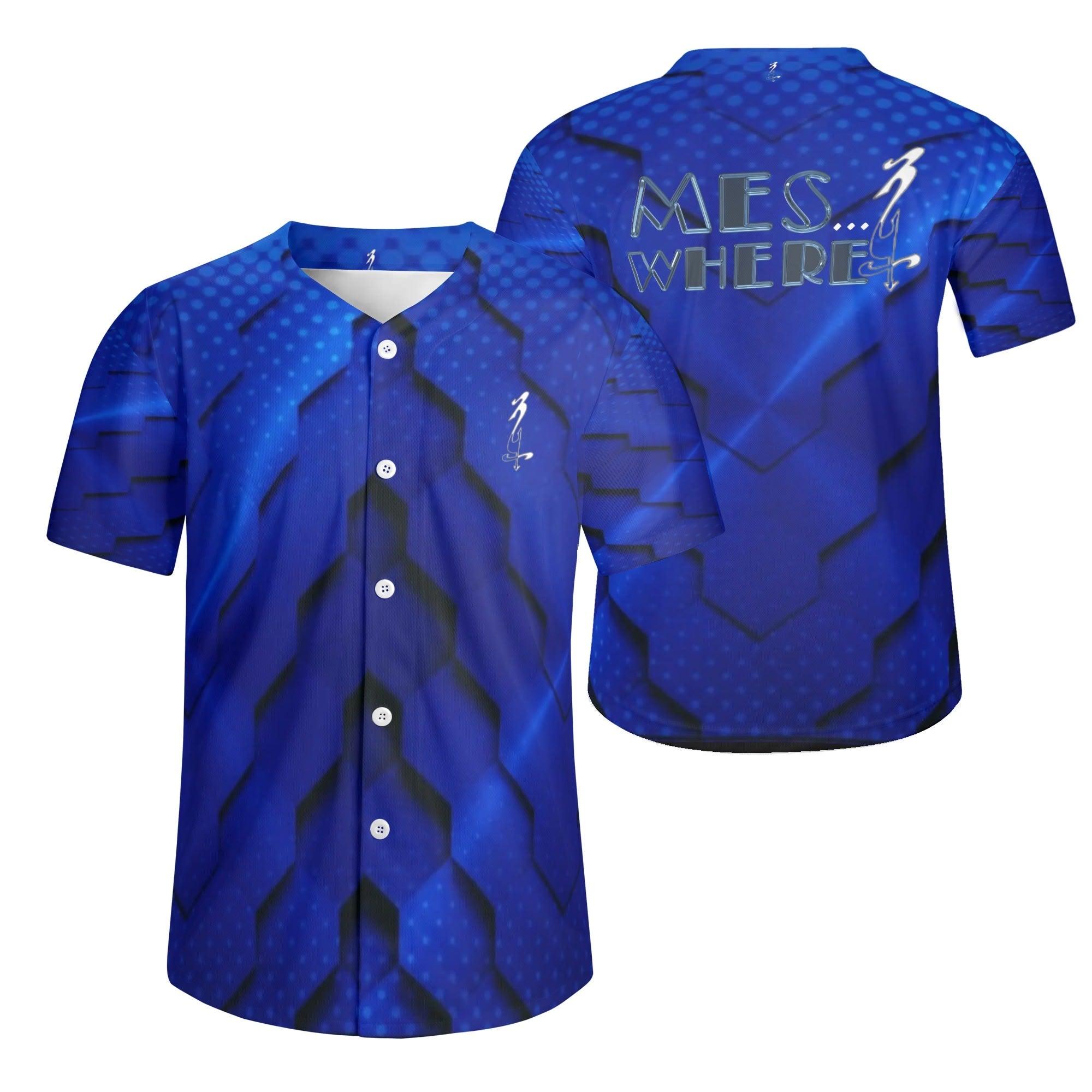 Men's Short Sleeve Baseball Jersey - MES...Where