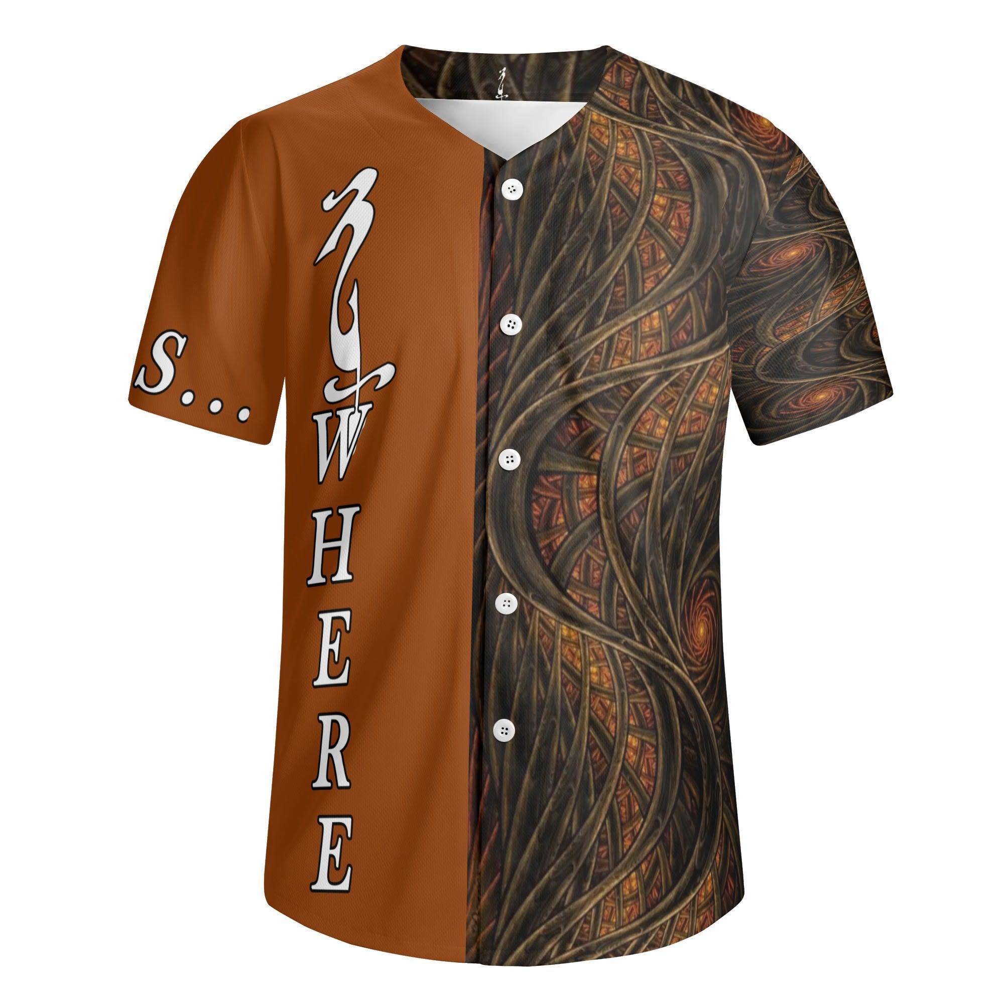 Men's Short Sleeve Baseball Jersey - MES...Where