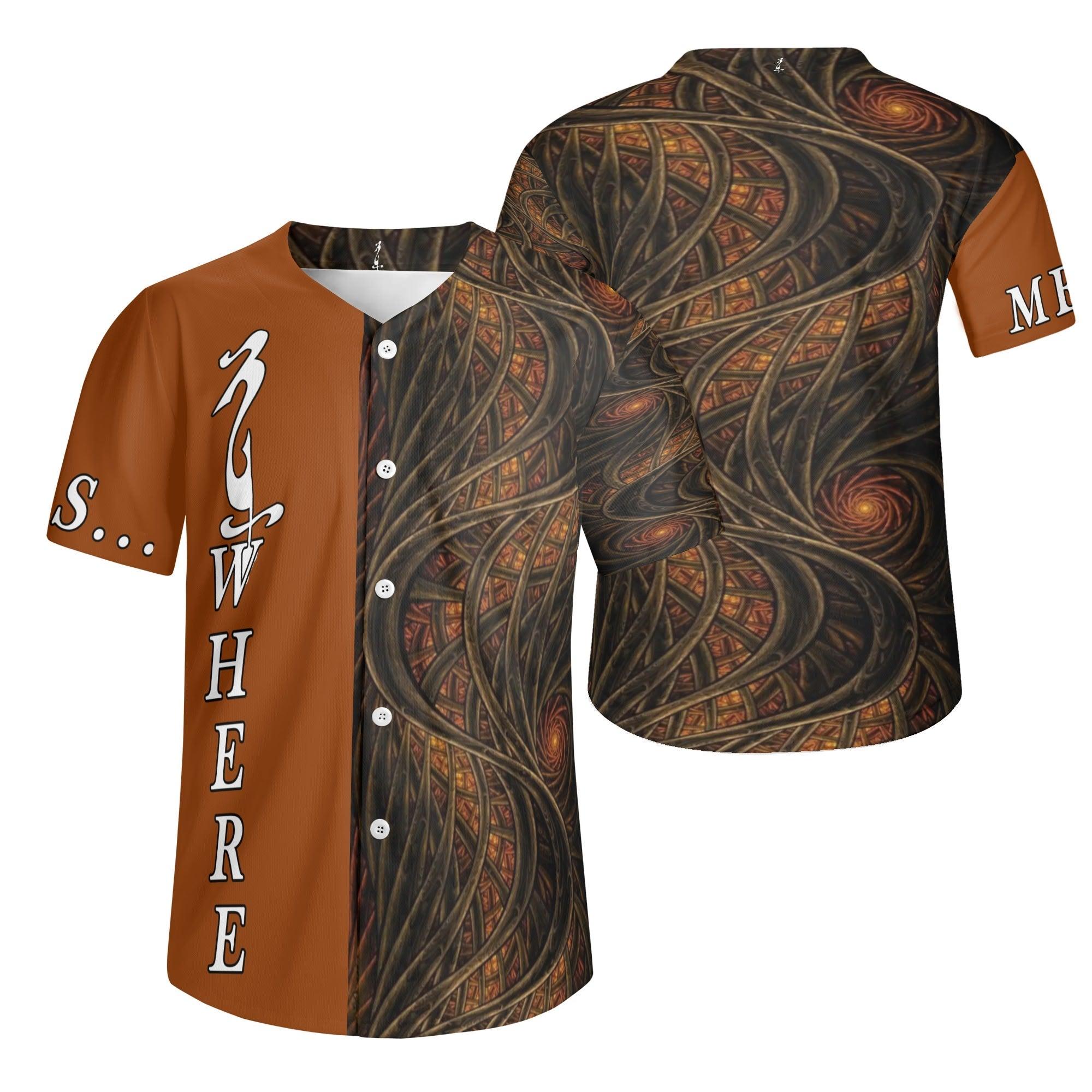 Men's Short Sleeve Baseball Jersey - MES...Where