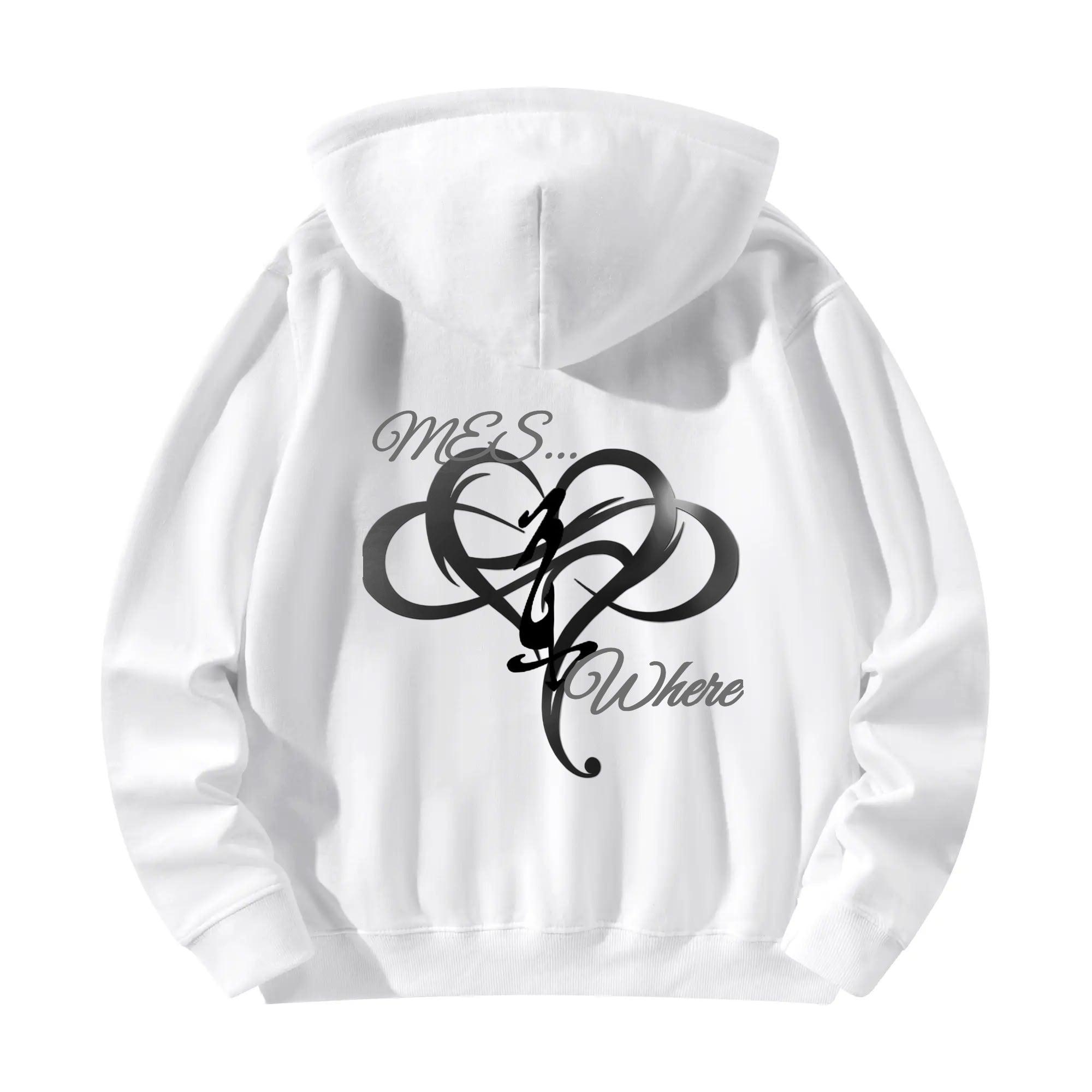 Unisex Front & Back Printing Cotton Hoodie - MES...Where