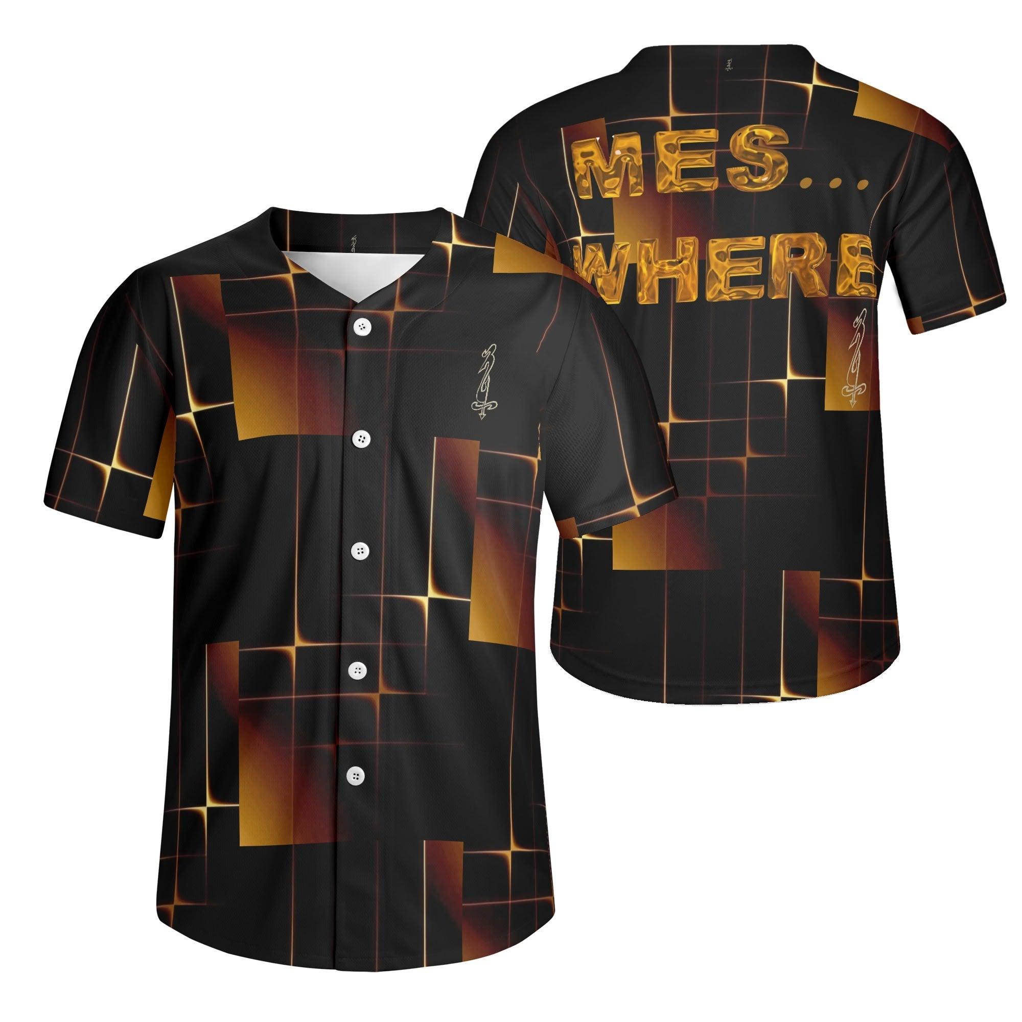 Men's Short Sleeve Baseball Jersey - MES...Where