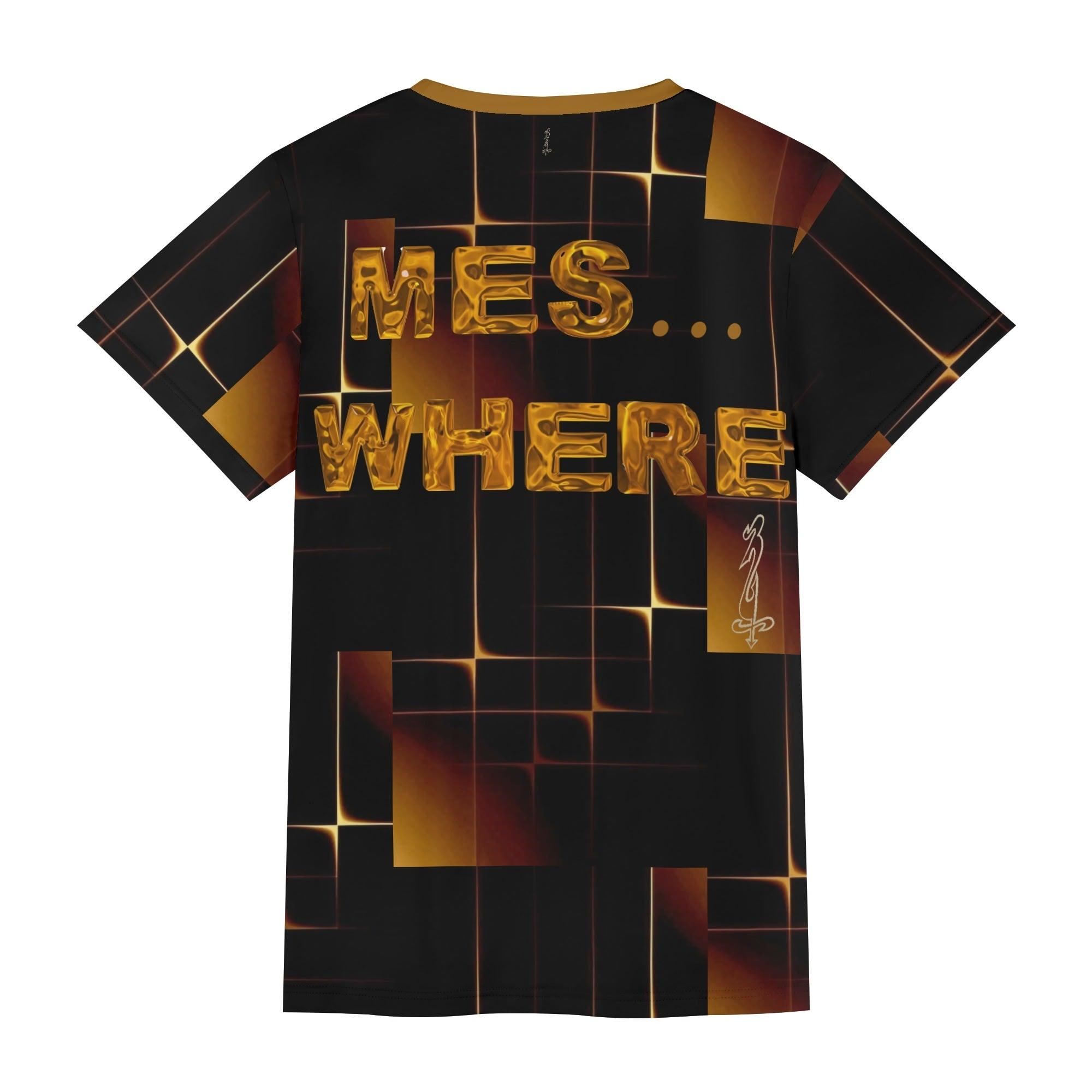 Unisex All-Over Print Adult Short Sleeve Tshirt - MES...Where