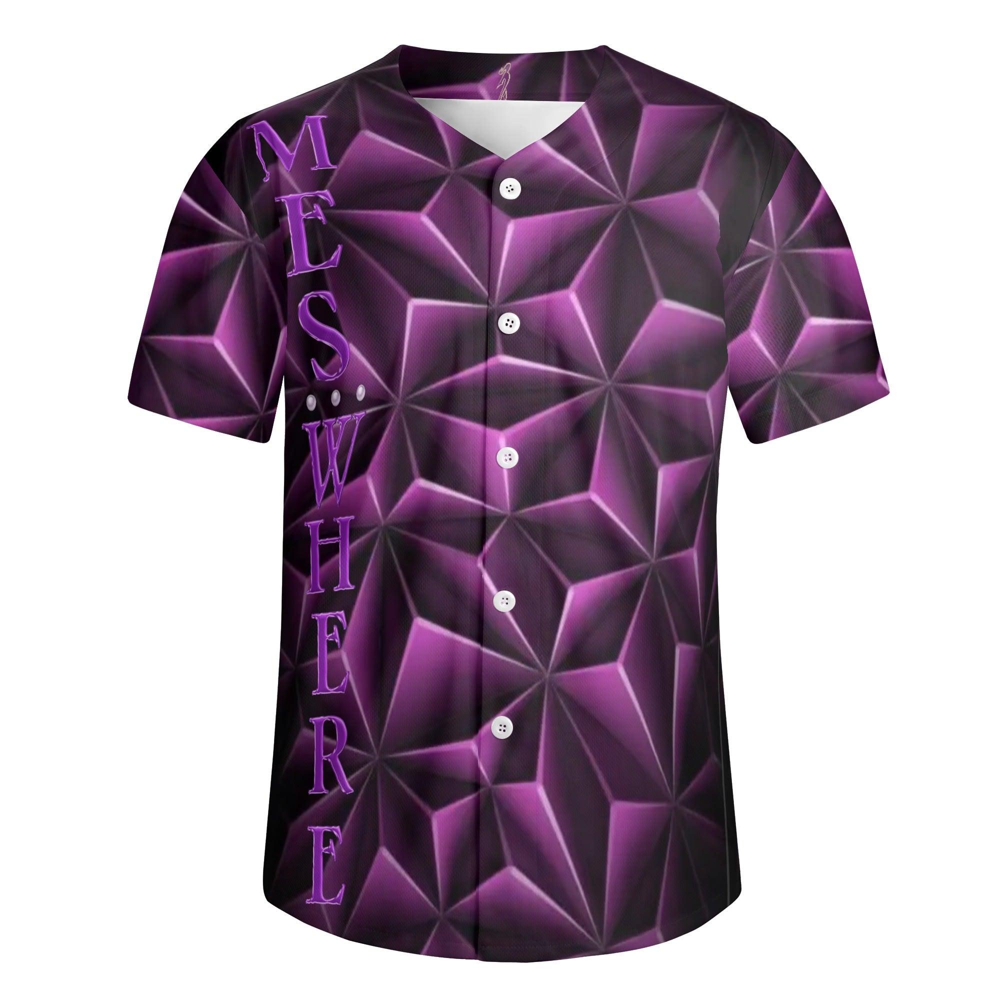 Men's Short Sleeve Baseball Jersey - MES...Where