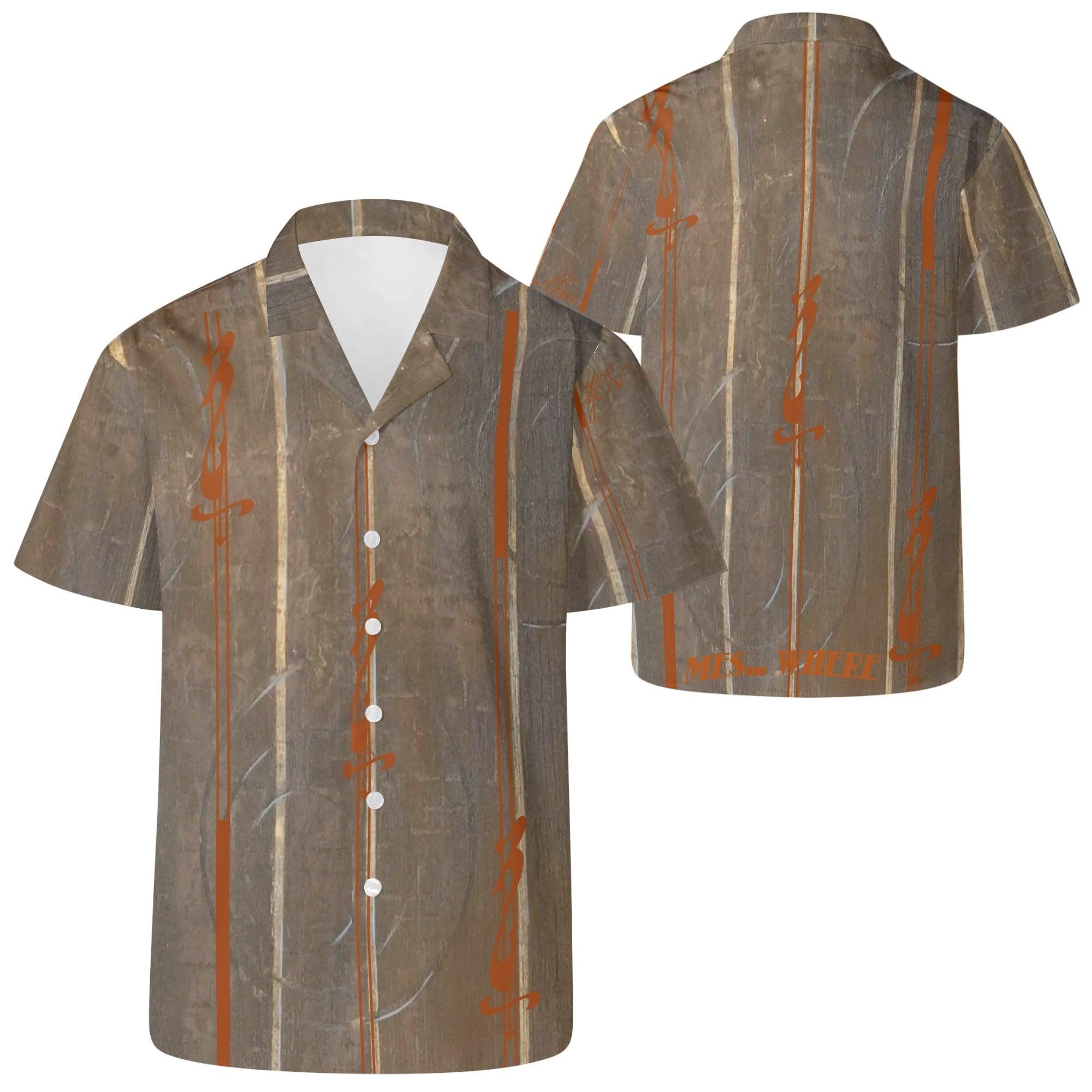 Mens All Over Print Casual Hawaiian Shirt - MES...Where