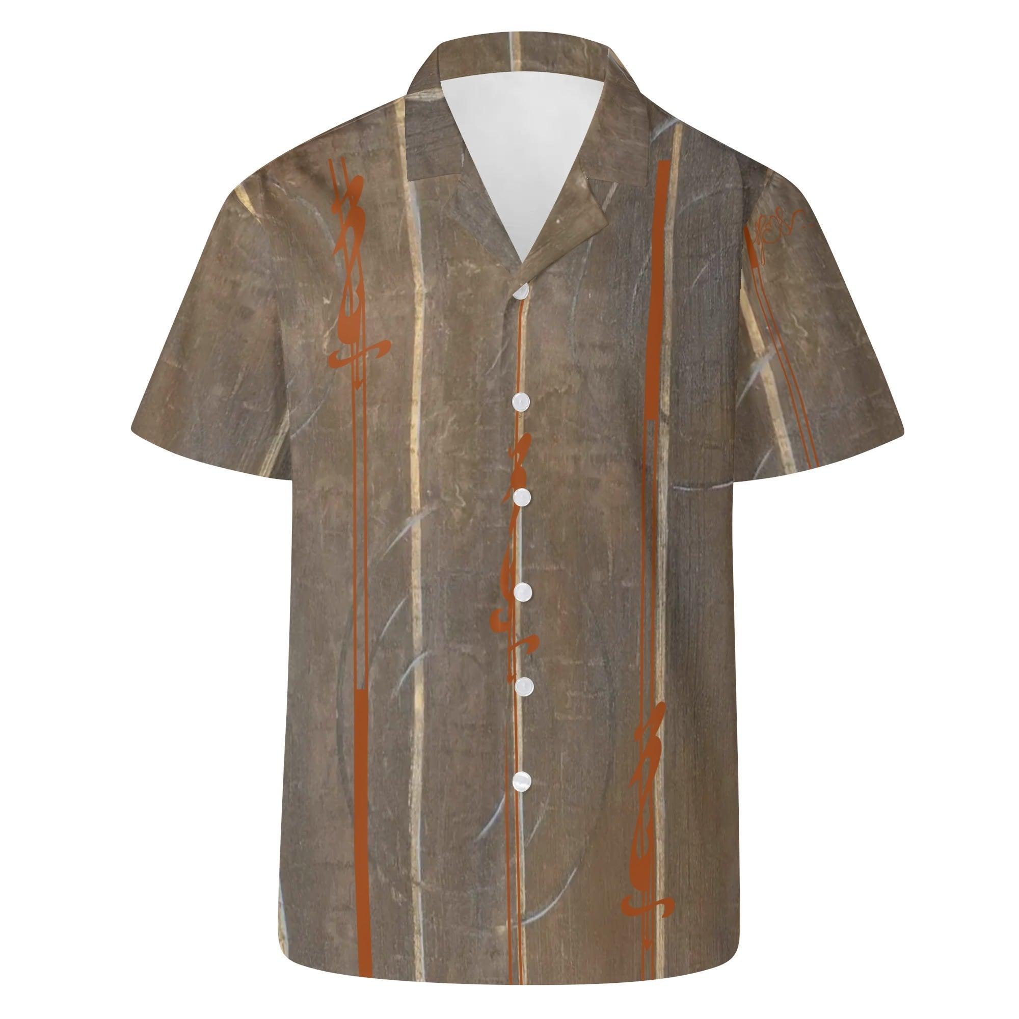 Mens All Over Print Casual Hawaiian Shirt - MES...Where