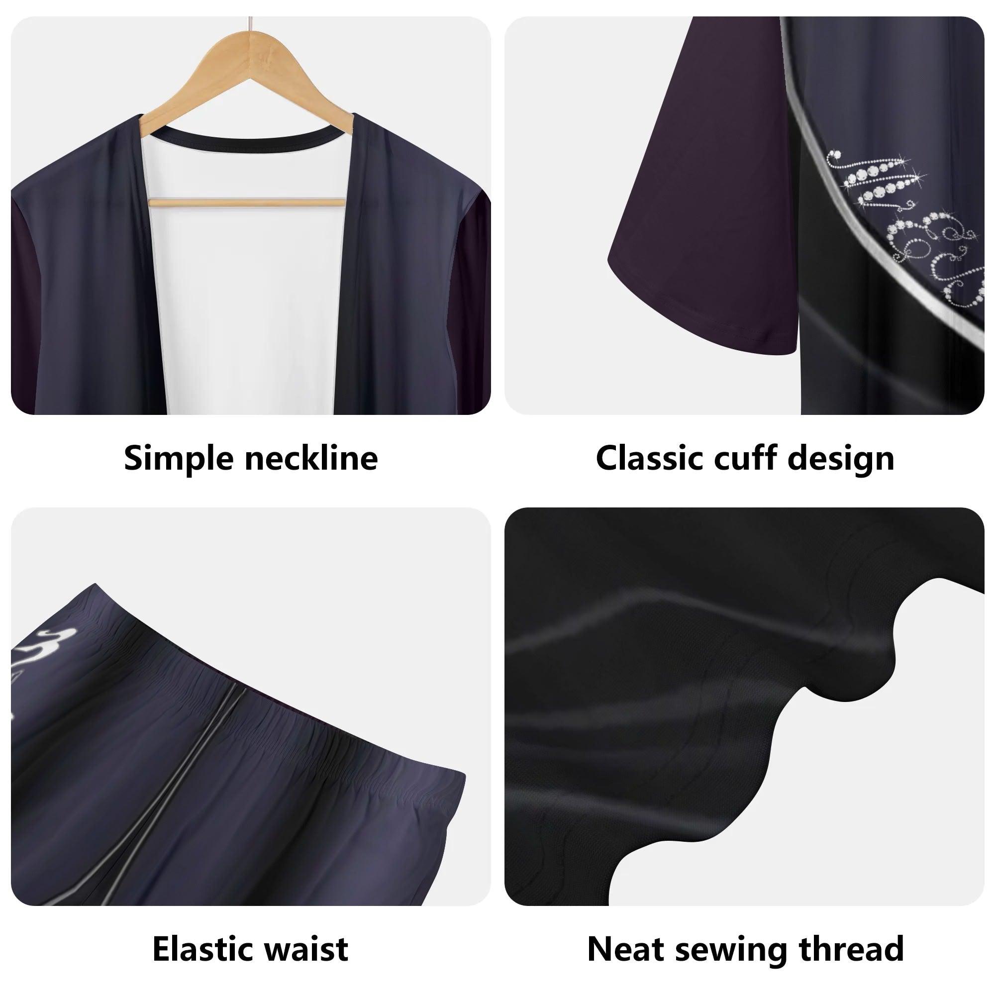 Women's Long Sleeve Cardigan and Leggings 2pcs - MES...Where