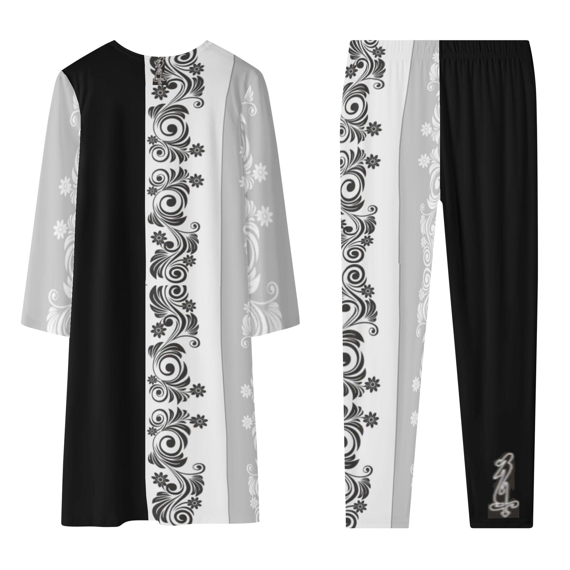 Women's Long Sleeve Cardigan and Leggings 2pcs - MES...Where