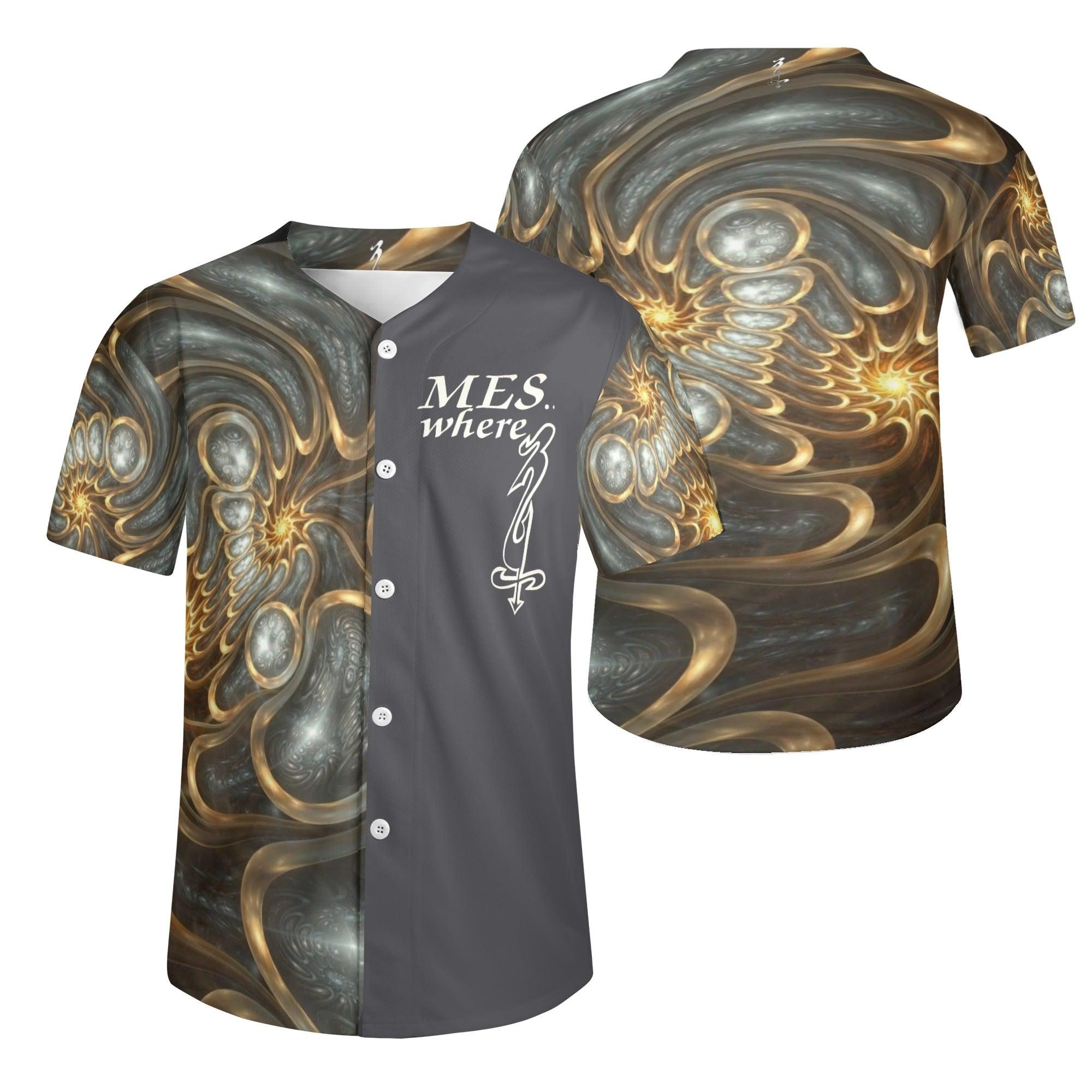 Men's Short Sleeve Baseball Jersey - MES...Where