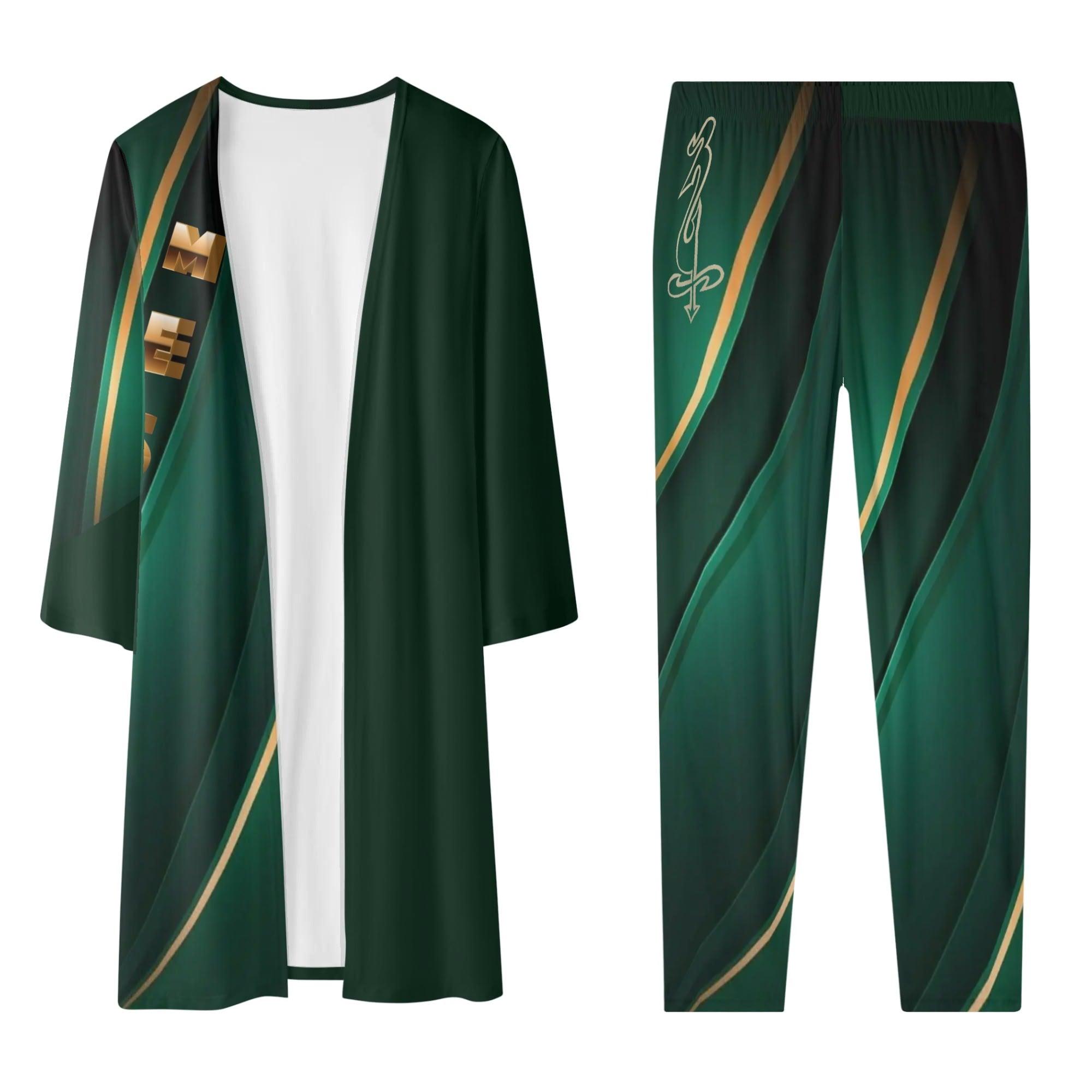 Women's Long Sleeve Cardigan and Leggings 2pcs - MES...Where