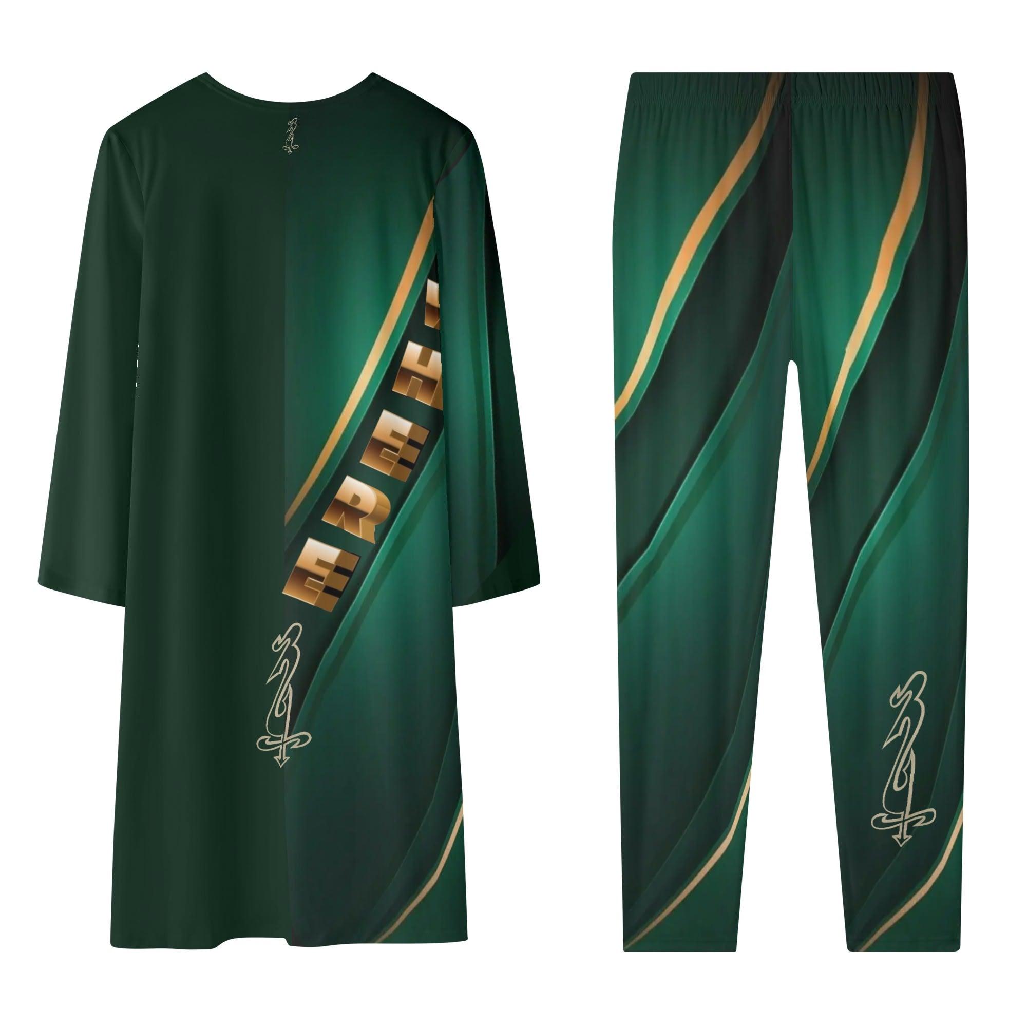 Women's Long Sleeve Cardigan and Leggings 2pcs - MES...Where